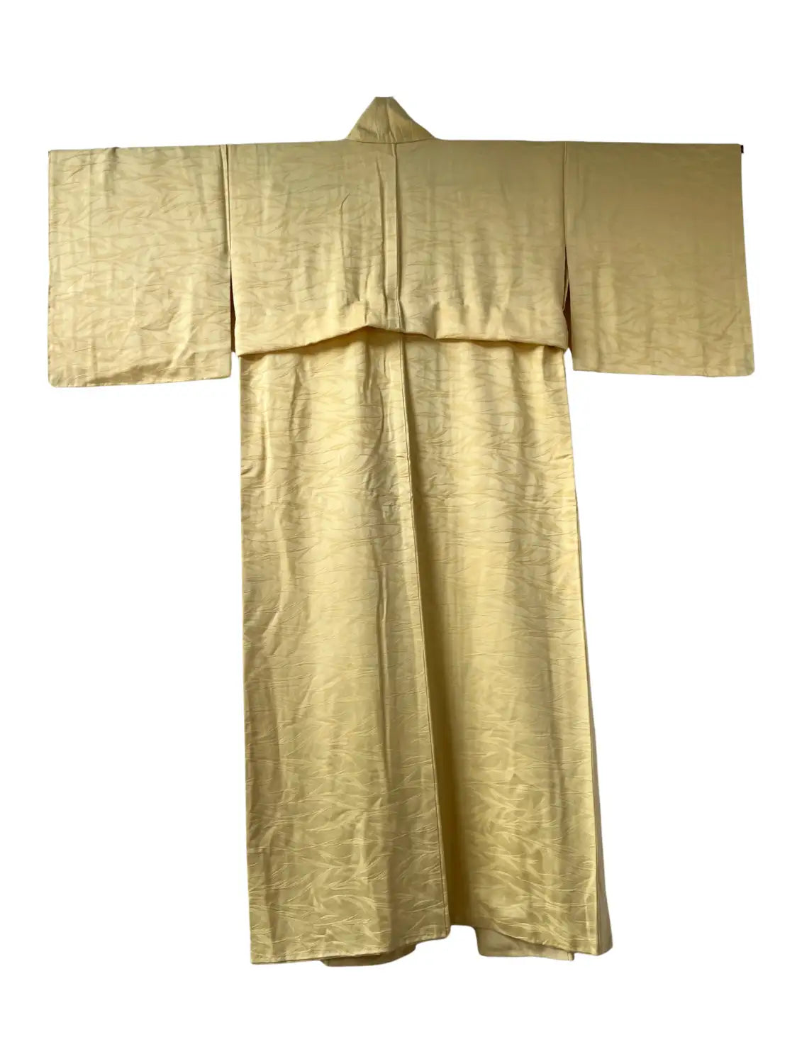 Vintage Iromuji-Kimono – weiches Gold – Halleluja, original arrangiert