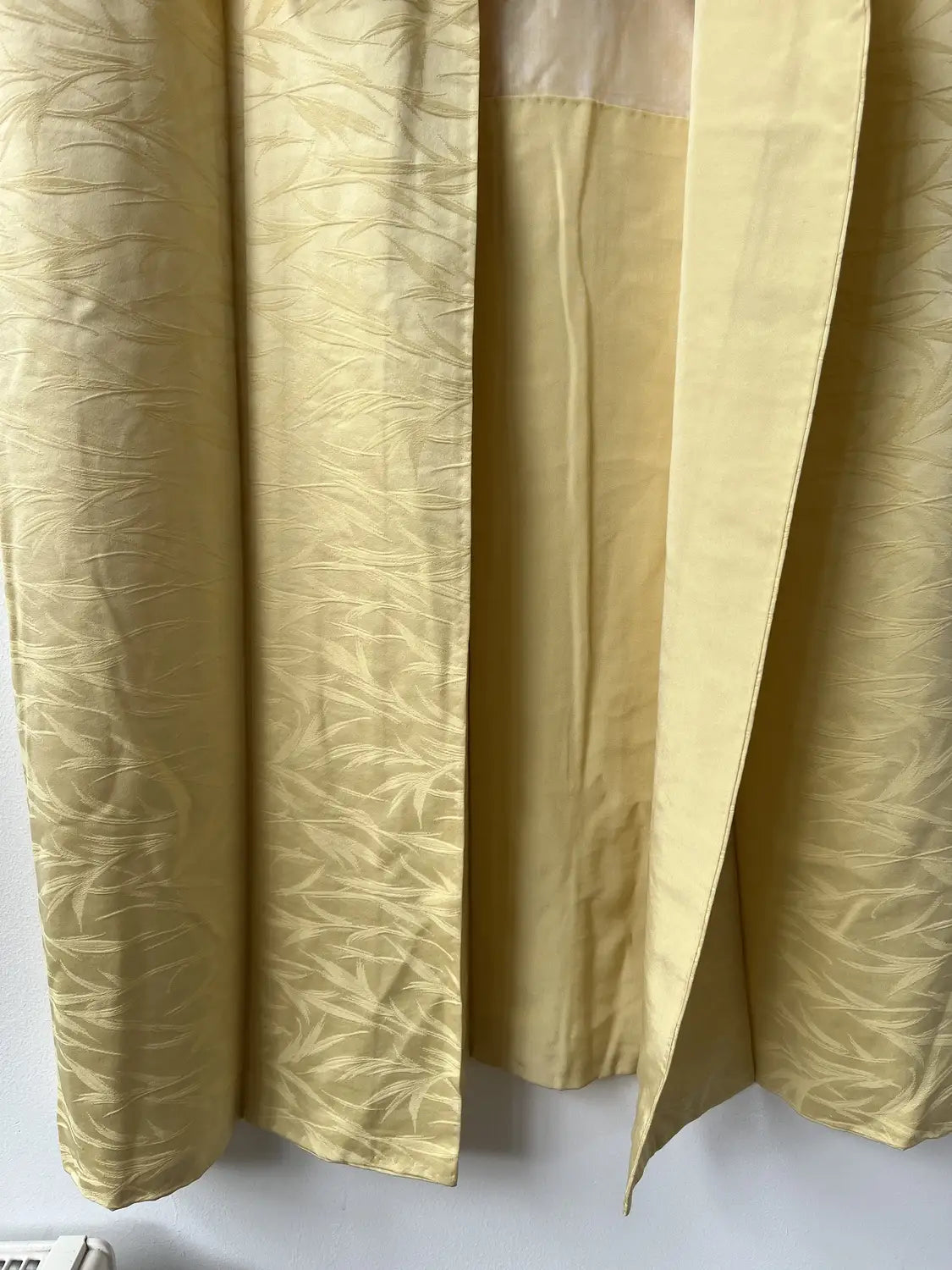 Vintage Iromuji-Kimono – weiches Gold – Halleluja, original arrangiert