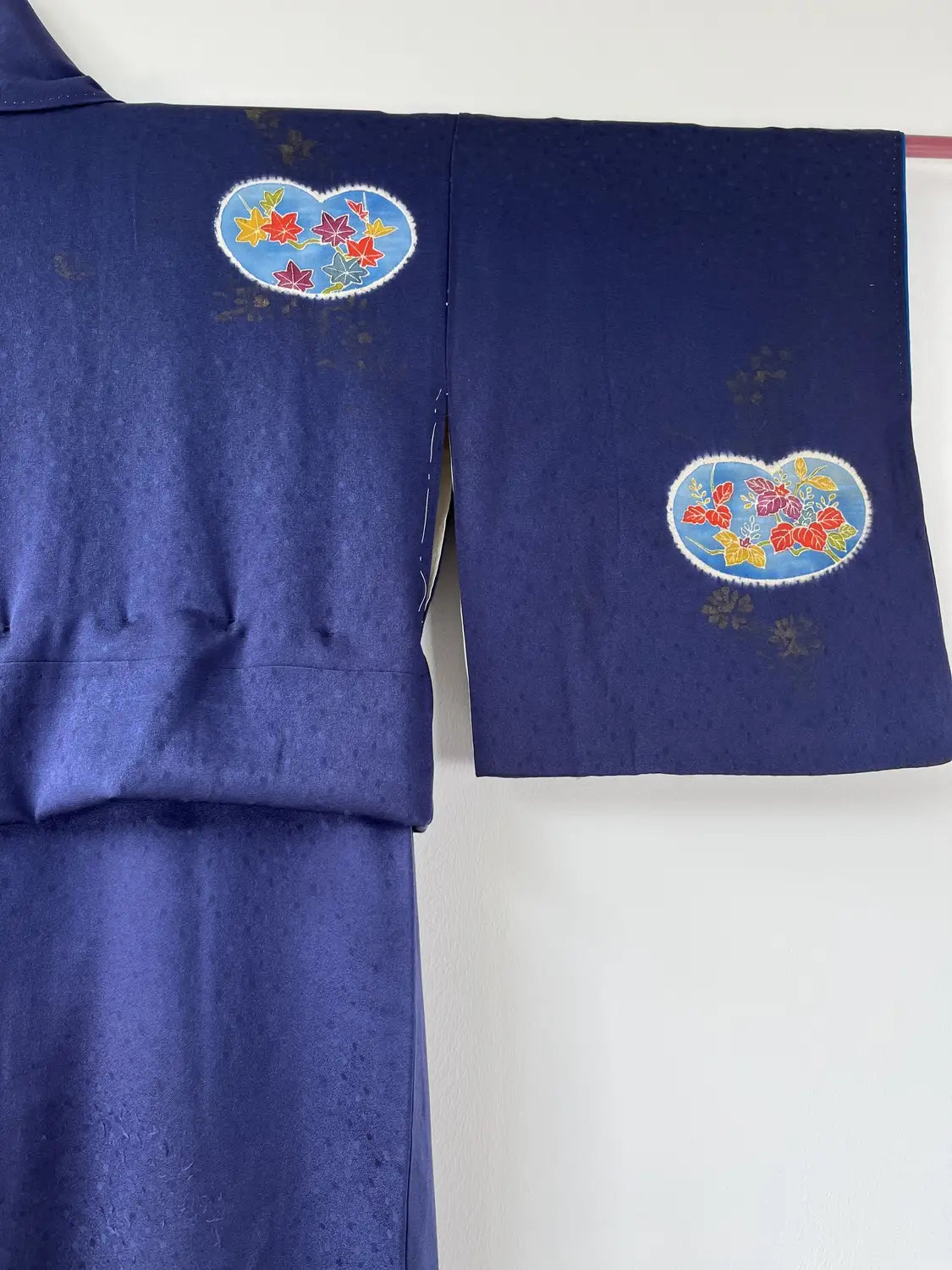 Vintage  homongi kimono - Navyblue Heart motif - Hallelujah original arrange