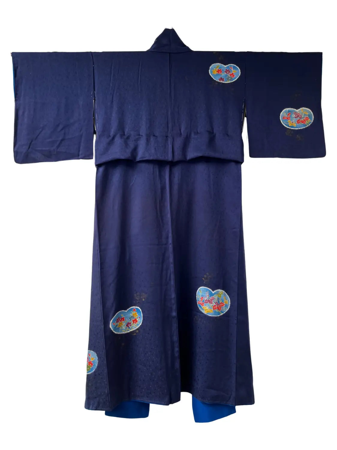 Vintage  homongi kimono - Navyblue Heart motif - Hallelujah original arrange