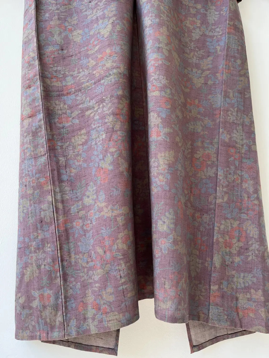 Vintage Tsumugi-Kimono – Blumen wie ein Ölgemälde – Halleluja original arrangiert