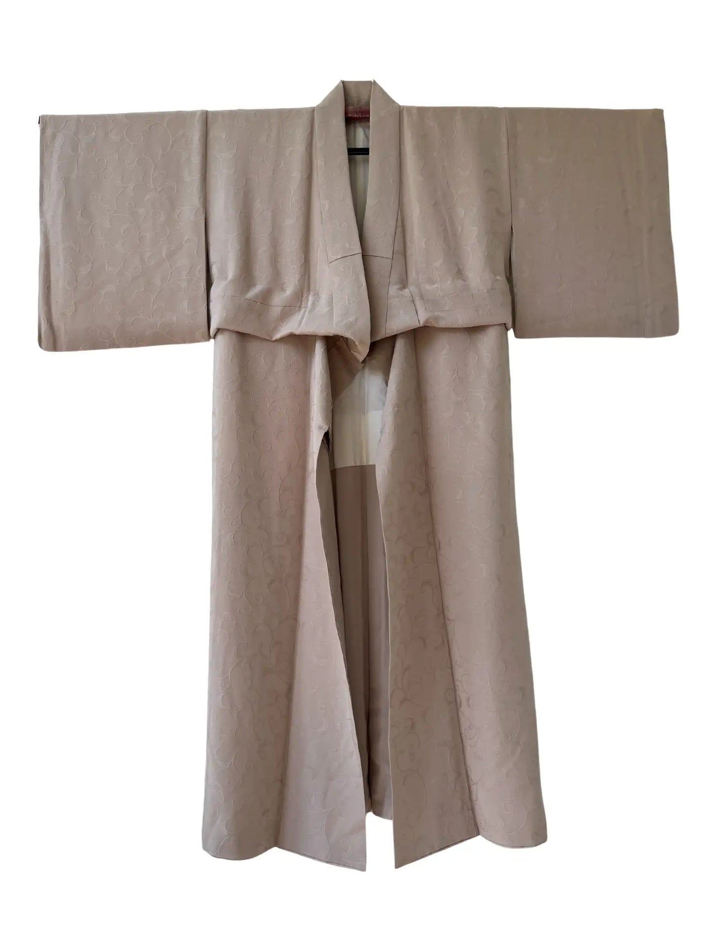 Vintage Iromuji Kimono – Grauer Karakusa – Halleluja original arrangiert