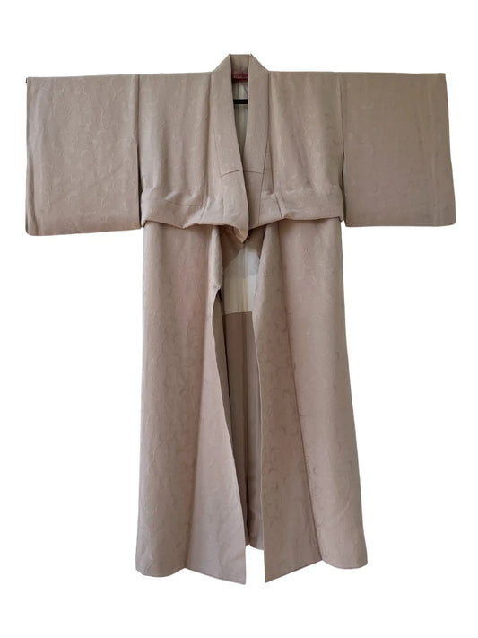 Vintage Iromuji Kimono – Grauer Karakusa – Halleluja original arrangiert