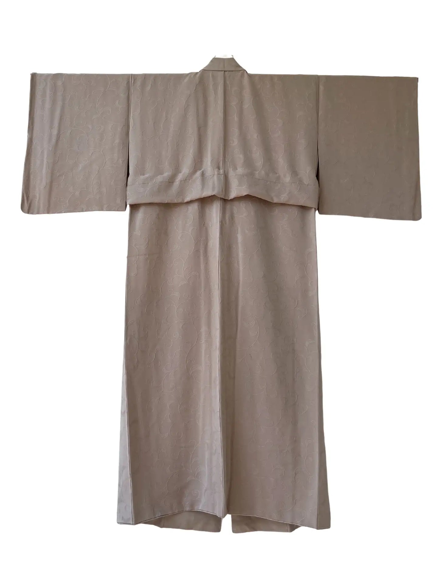 Vintage Iromuji Kimono – Grauer Karakusa – Halleluja original arrangiert