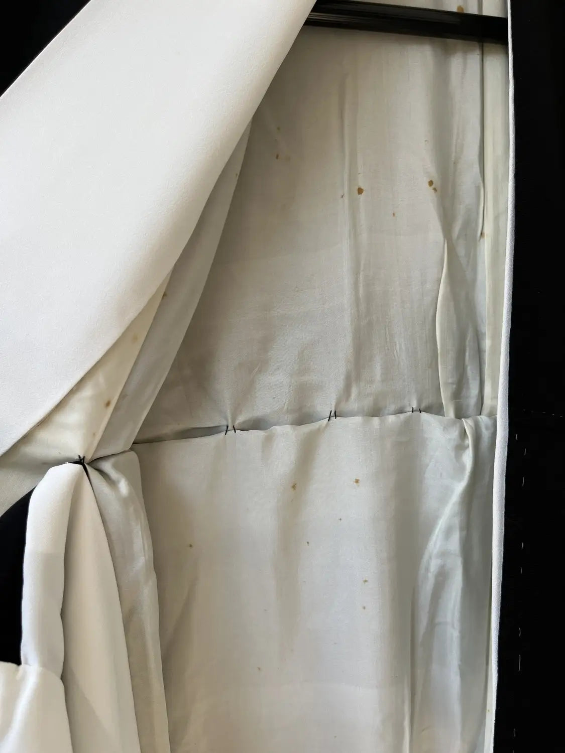 tomesode noir vintage - Pine and Ocean Waves -Hallelujah arrangement original