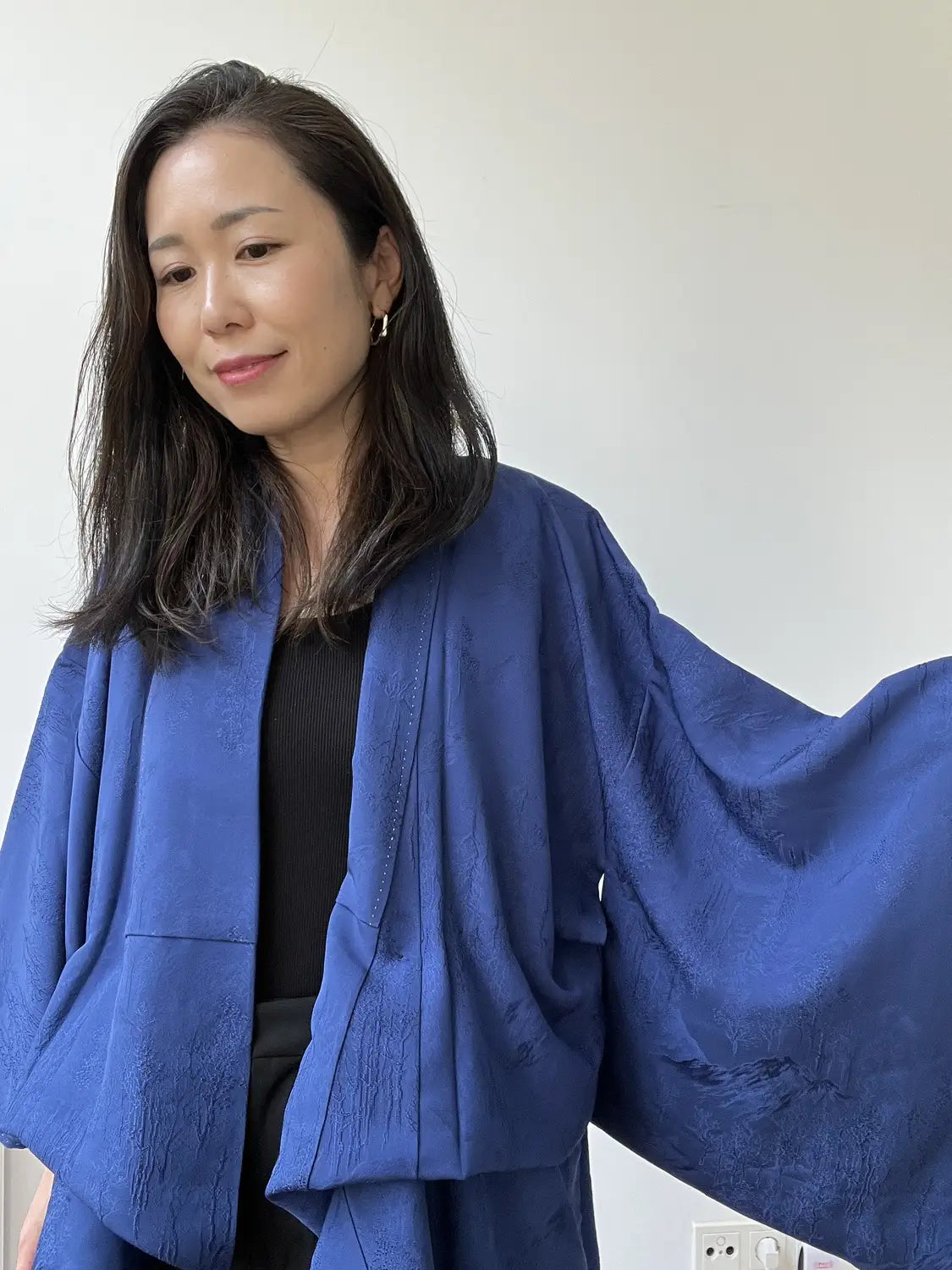 Vintage Iromuji Kimono – Deep Japanese Blue – Halleluja original arrangiert
