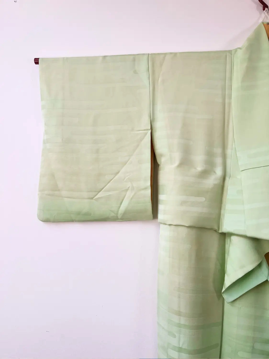 Vintage  iromuji kimono - Light Green gradation - Hallelujah original arrange