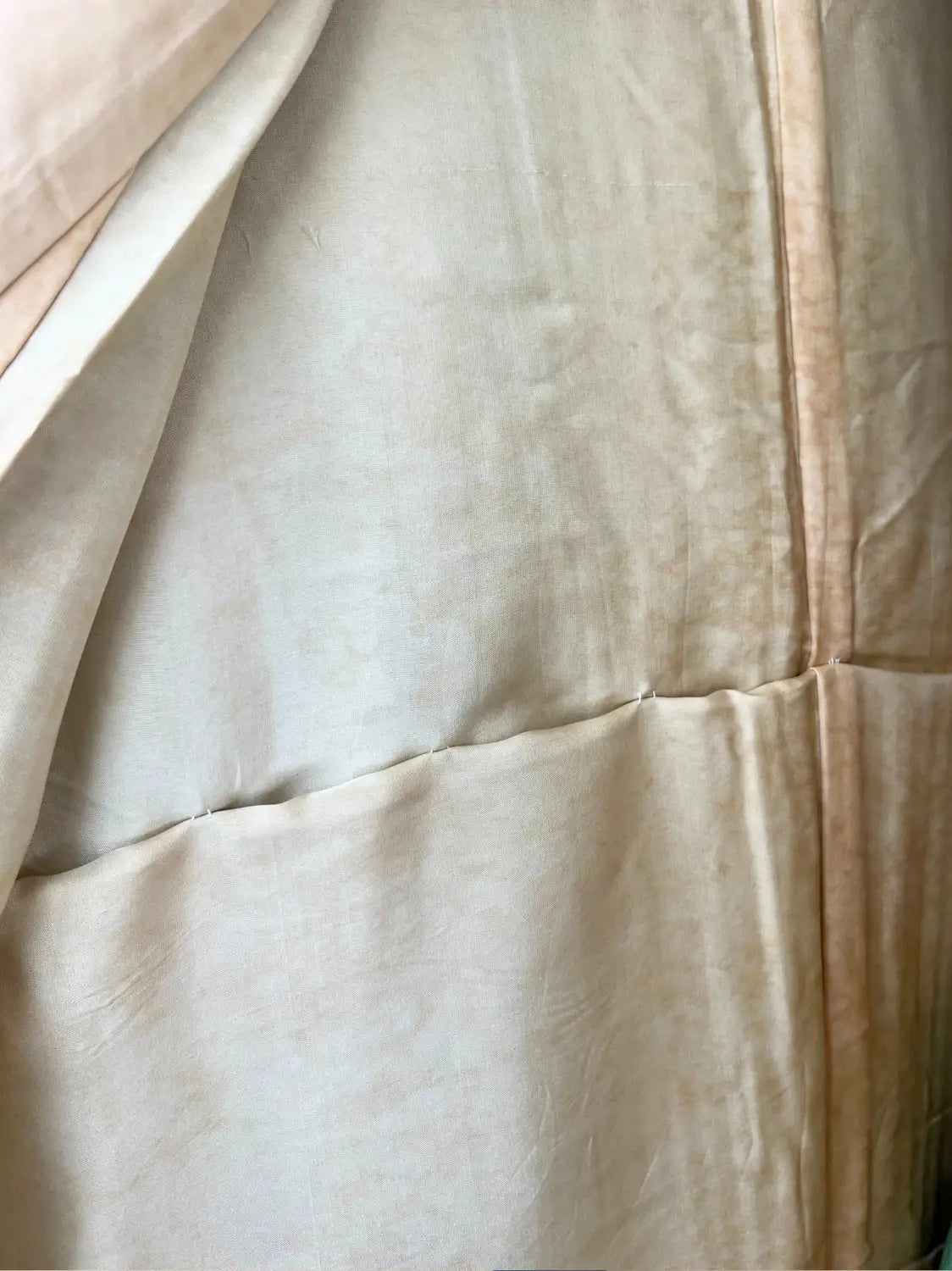 Vintage Iromuji Kimono – Frisches junges Grasgrün – Halleluja original arrangiert