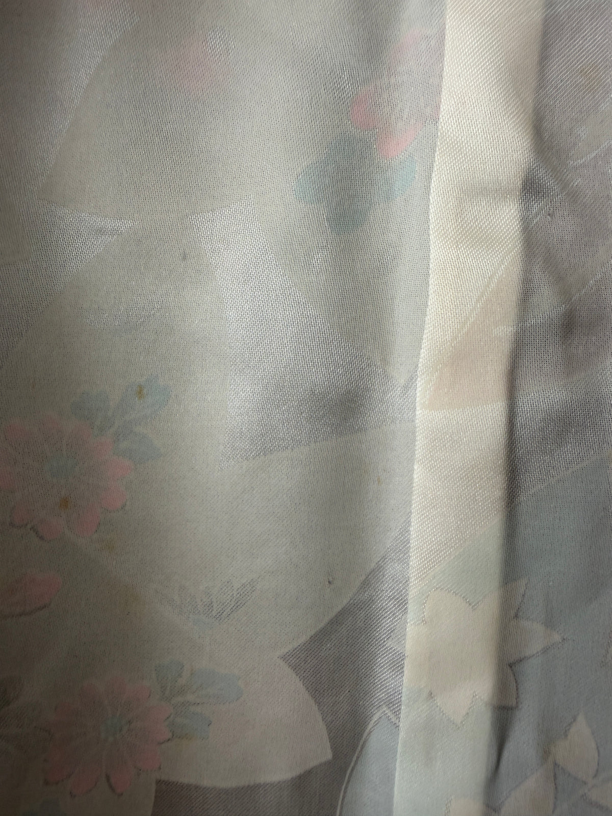 Vintage Schwarzer Haori - Bunte Sterne am Nachthimmel -