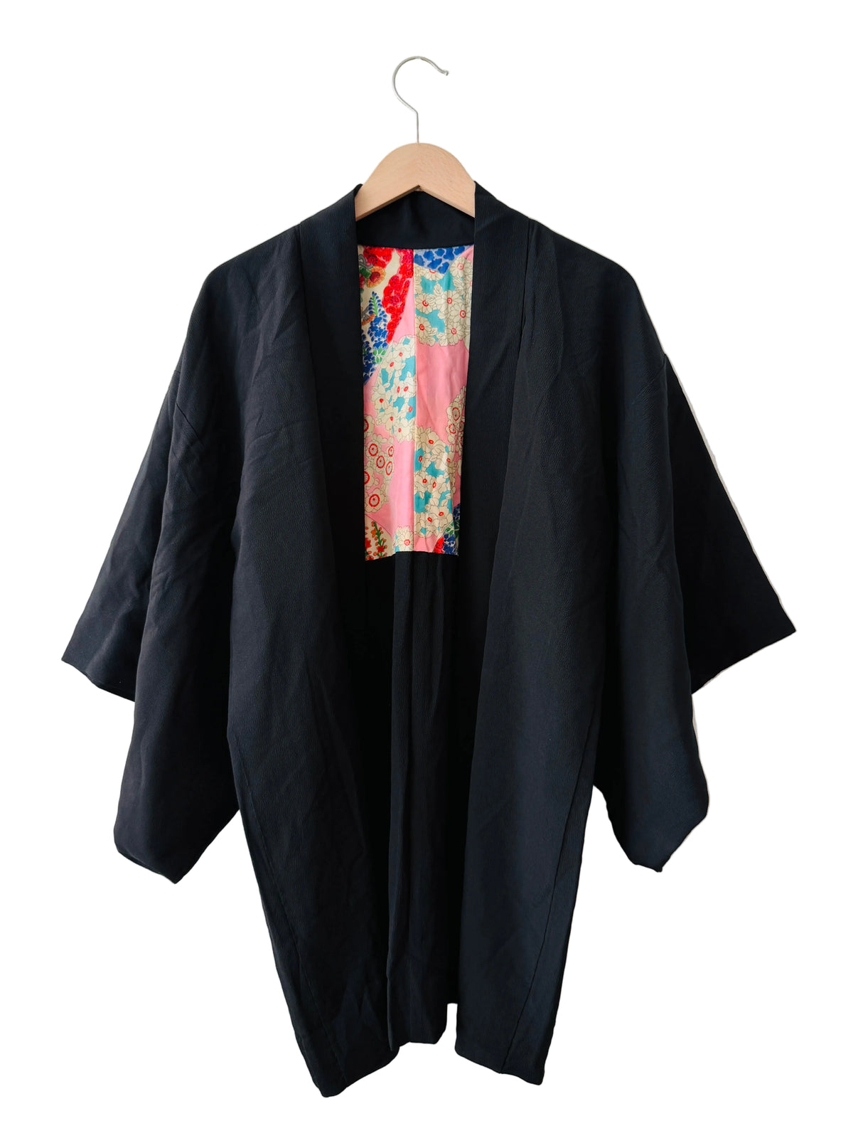 Vintage Schwarzer Haori - Gosyo-guruma -