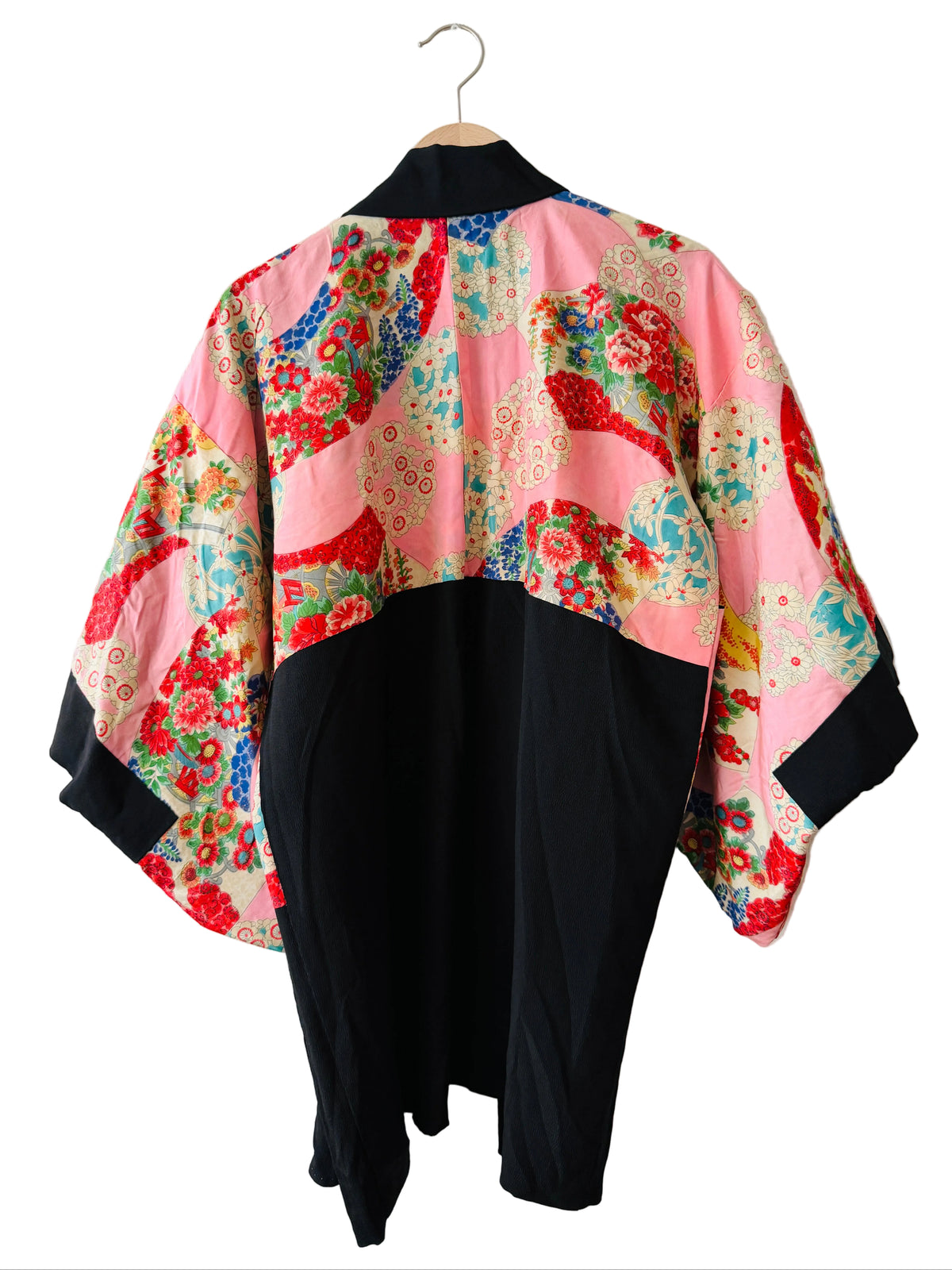 Vintage Schwarzer Haori - Gosyo-guruma -