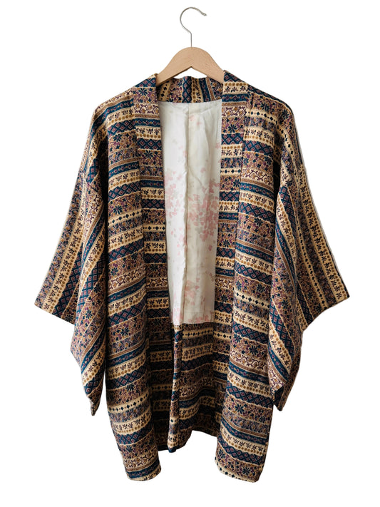 Vintage Color Haori - Oriental Sarasa-