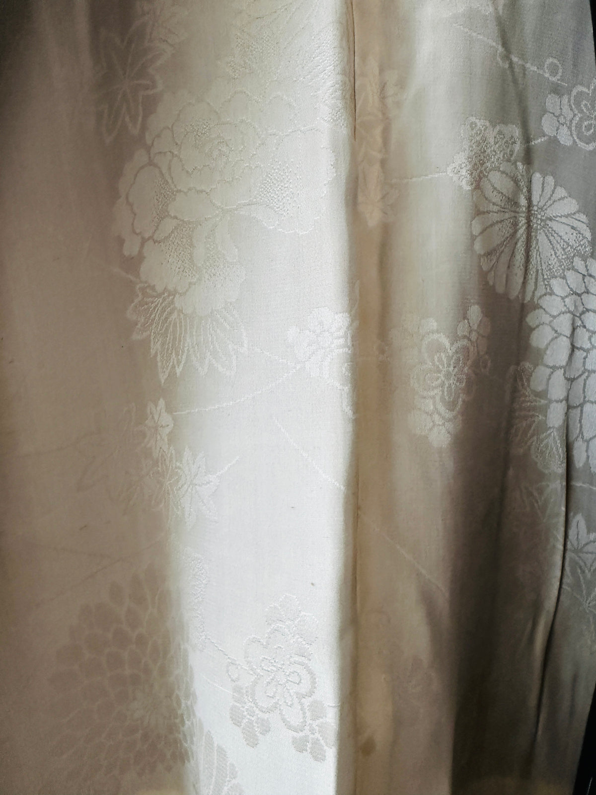 Vintage Black Haori - Auspicious Embroidery -