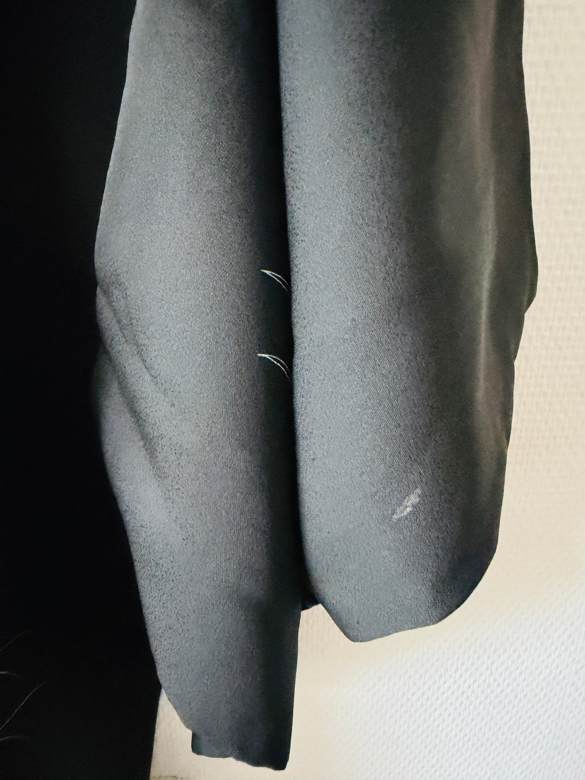 Vintage Black Haori - Flowers in Autumn Colours -