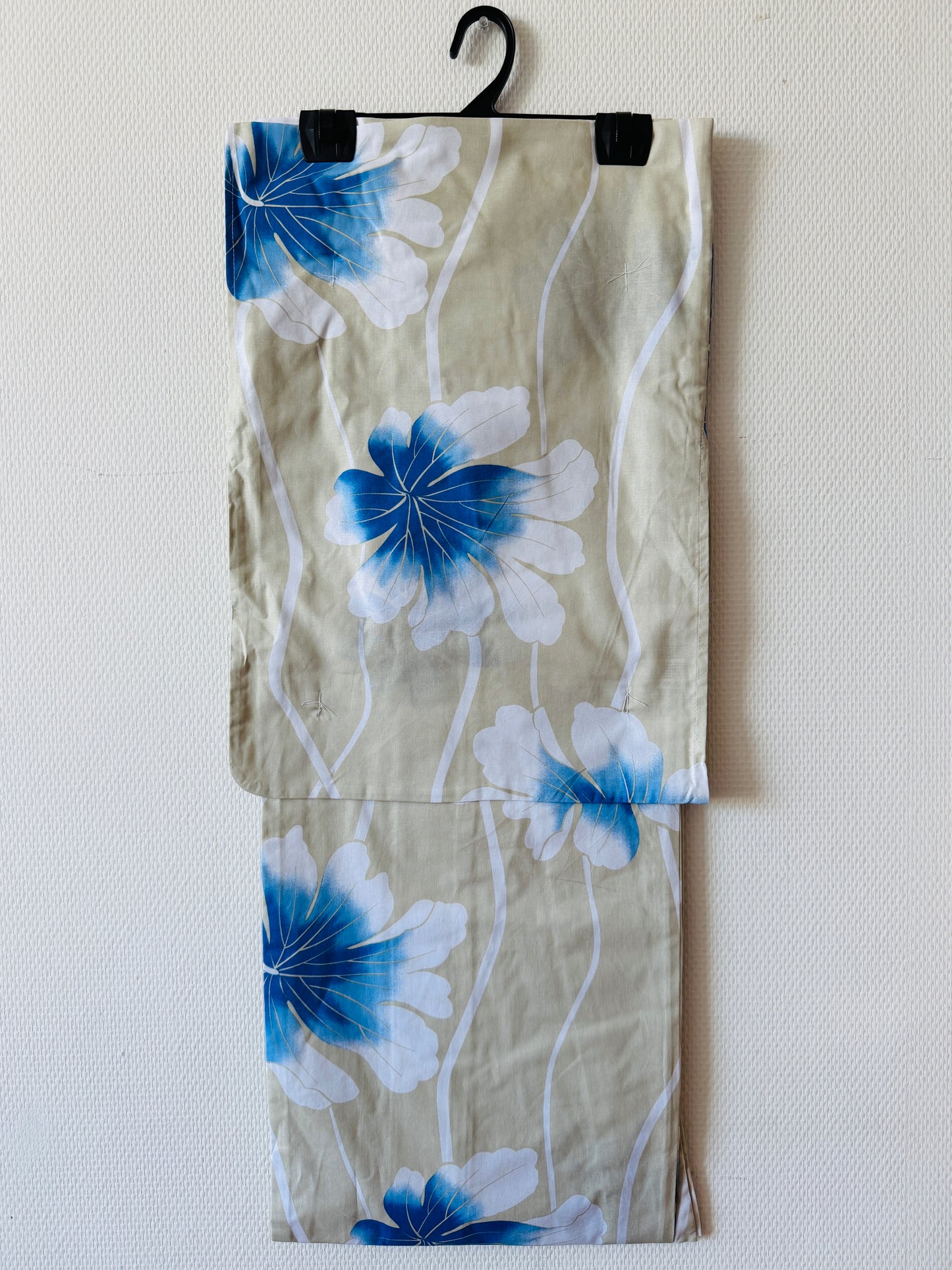 Yukata - Lys beiges - Taille Plus Femme (コピー)
