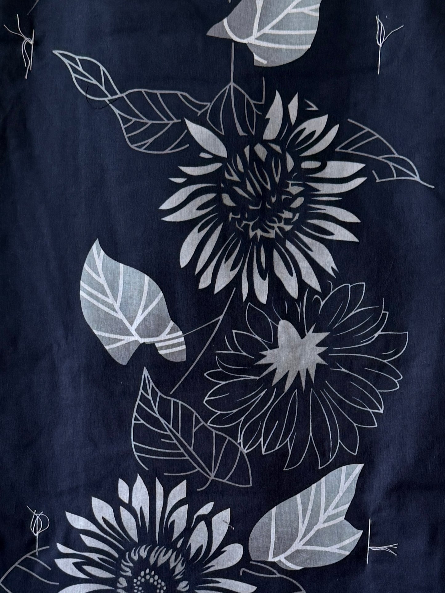 Yukata - Sunflowers - Women's Plus Size