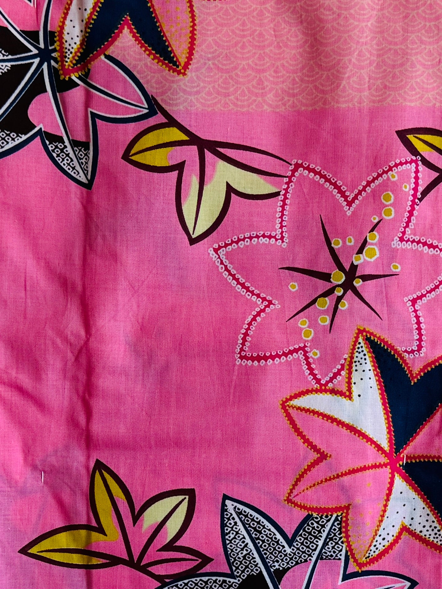 Yukata – Magentafarbene Hortensien – freie Größe für Damen (コピー)