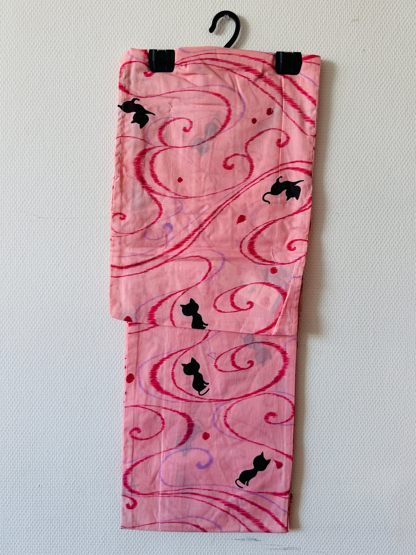 Yukata - Vagues Roses - Taille libre Femme