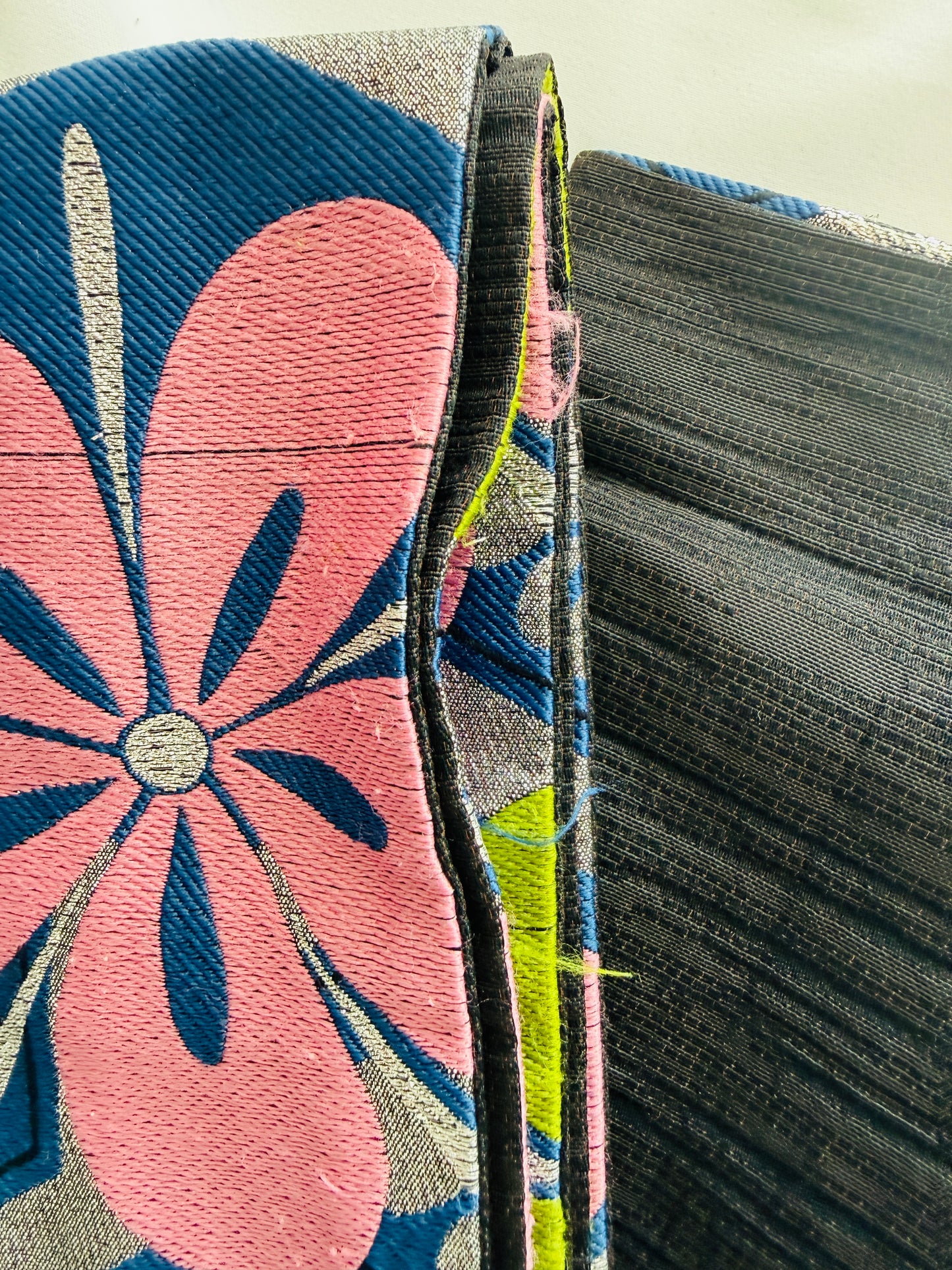 Hanhaba Obi Belt - Navy Kikko  -