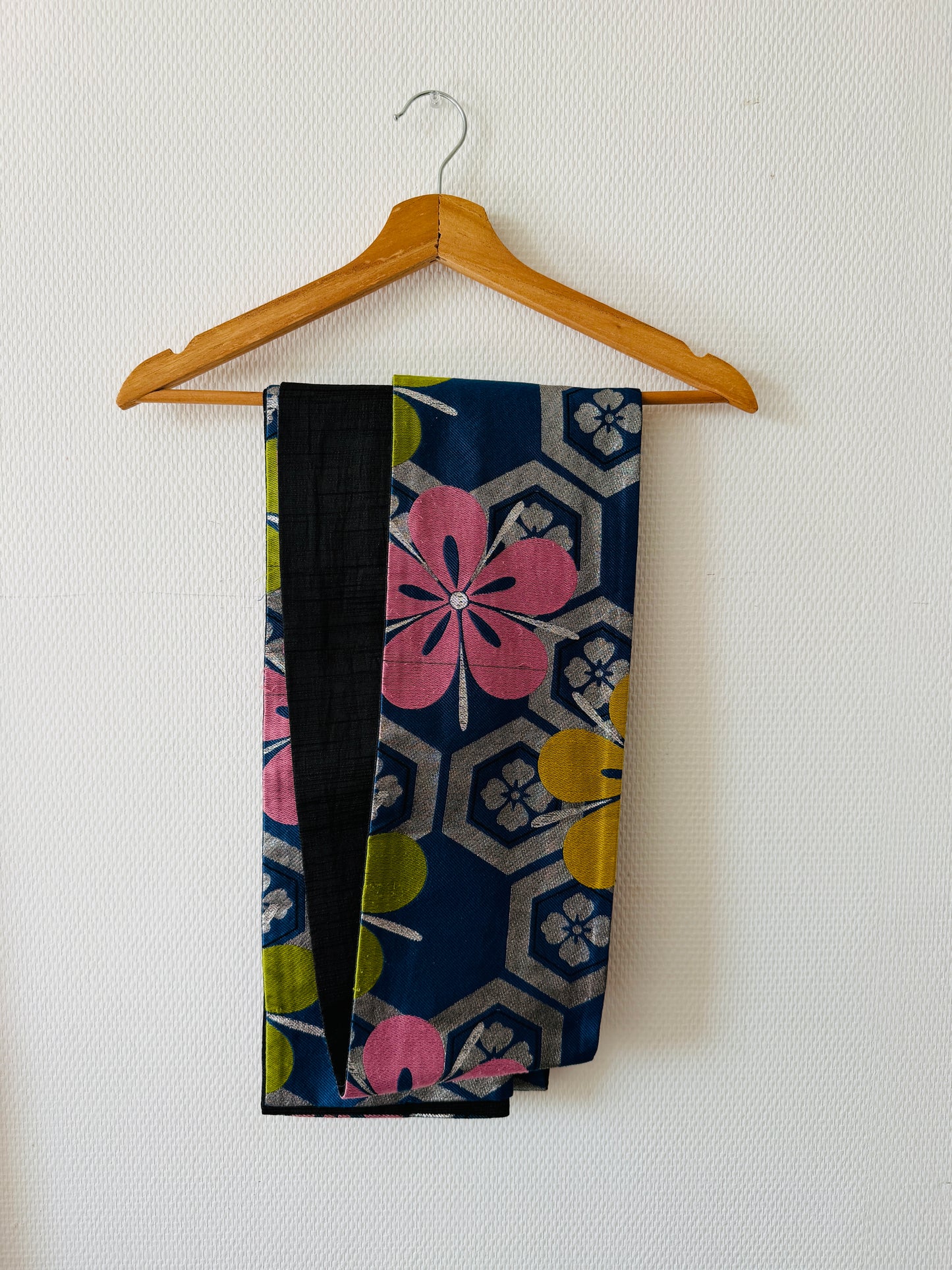 Hanhaba Obi Belt - Navy Kikko  -
