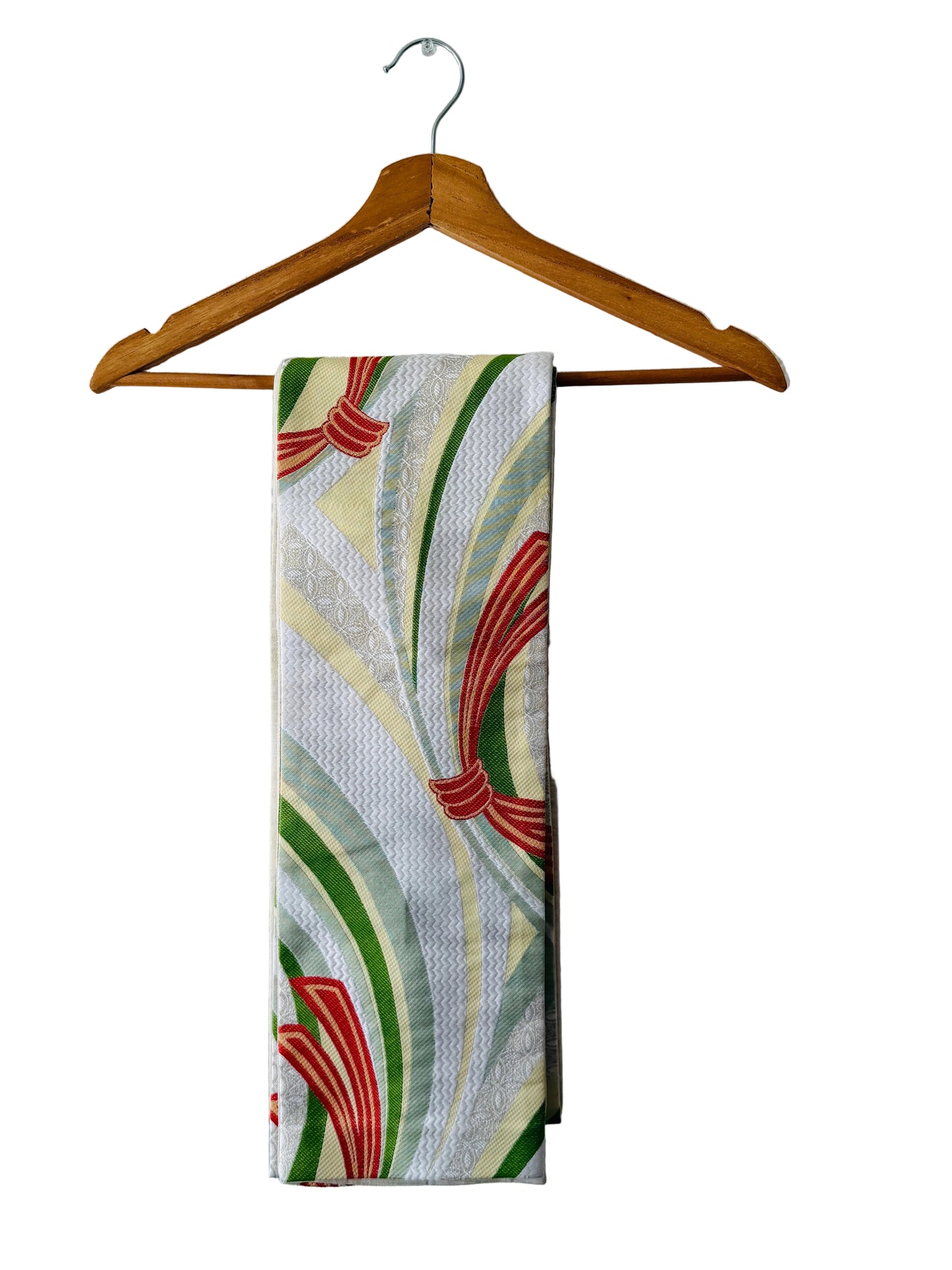Hanhaba Obi Belt - White Noshi  -