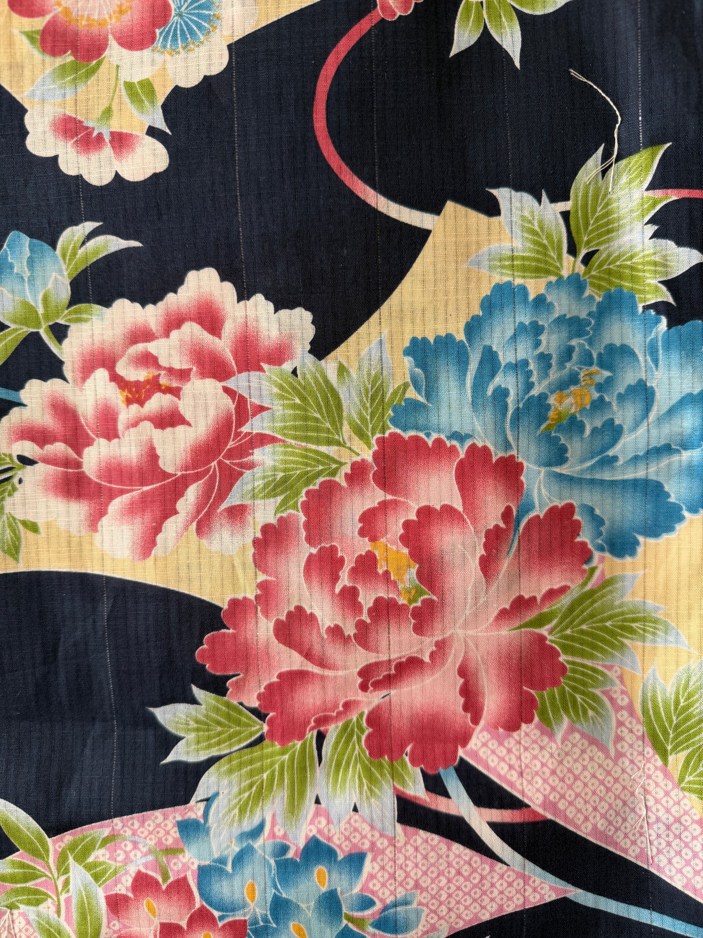 Yukata - Graceful Peony- Women's Free Size