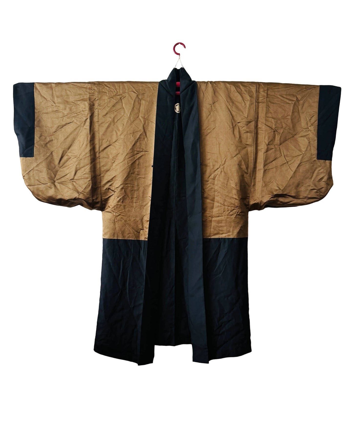 Heren Vintage Zwart Haori - Oosters -