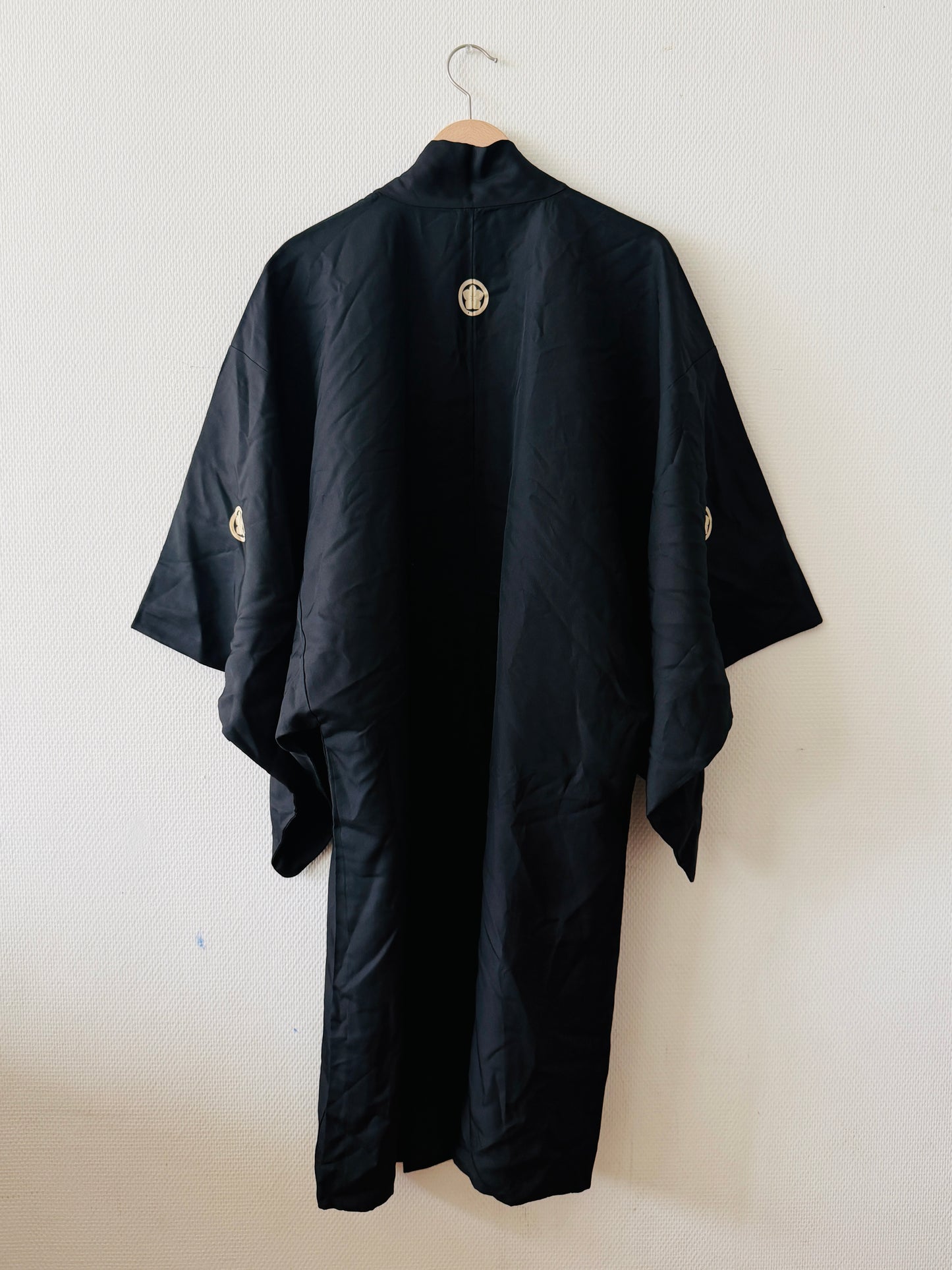 Heren Vintage Zwart Haori - Oosters -