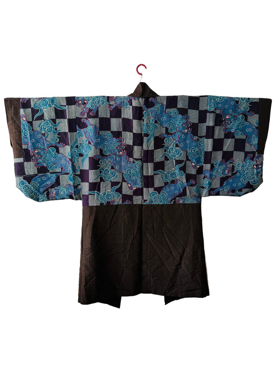 Heren Vintage Haori - Komainu -