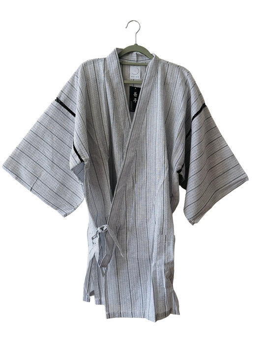 UNISEX JINBEI - Wit, Shijira-ori (seersucker) - MAAT: M/L/XL