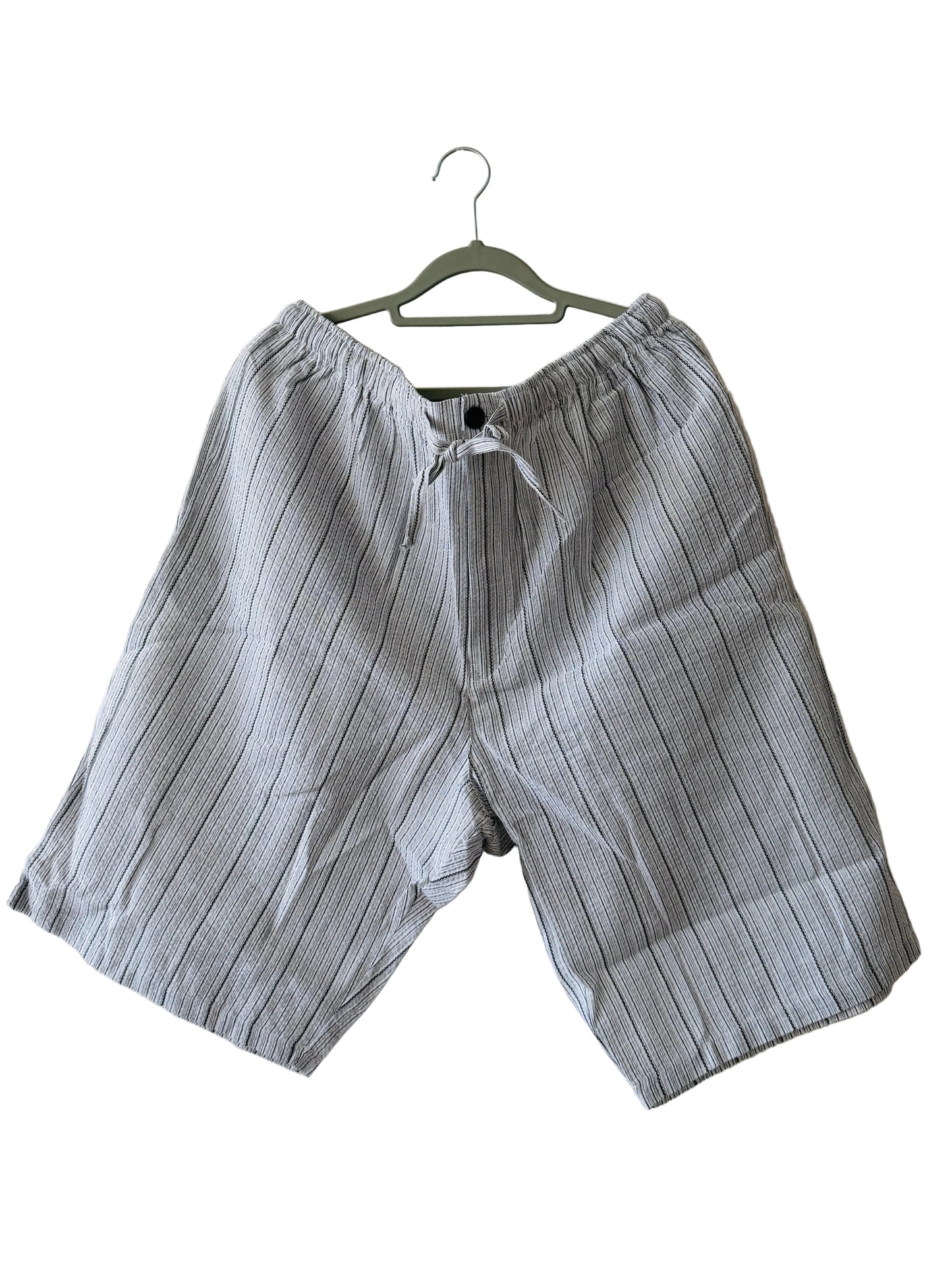 UNISEX JINBEI -White,Shijira-ori（seersucker)- SIZE：M/L/XL