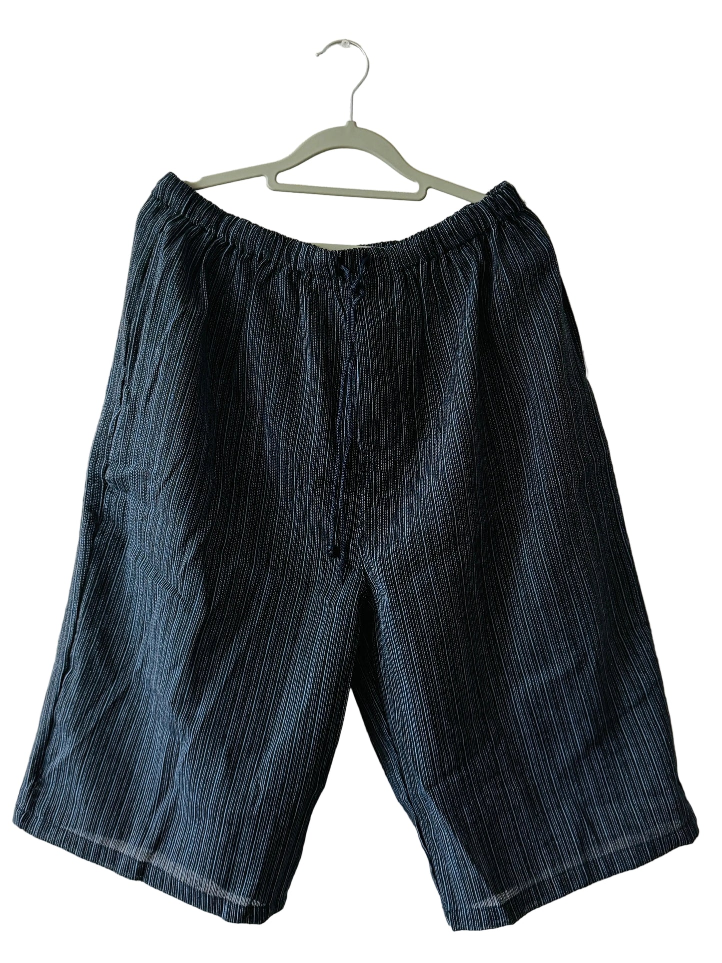 UNISEX JINBEI -Black and Navy- SIZE：3XL(Japan size 4L)