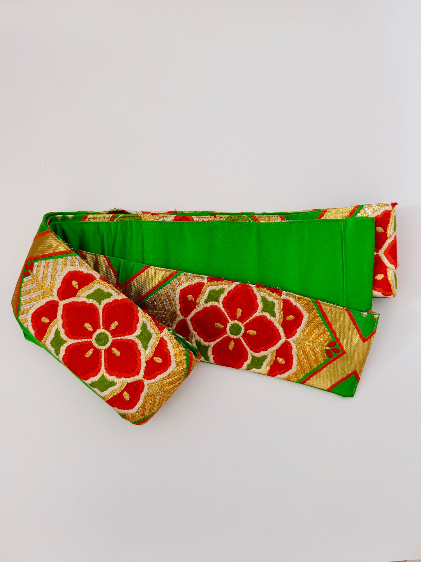 Originele Slanke Obi-riem - Groene Vlinder -