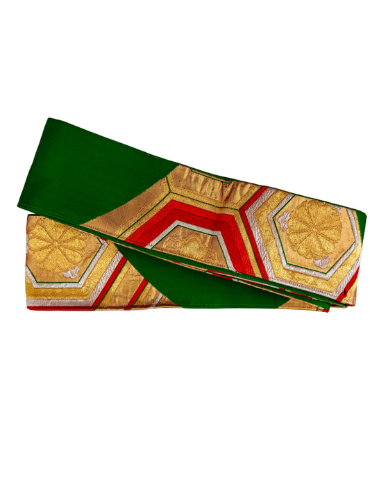 Original Slim Obi Belt - Green Kikko  -