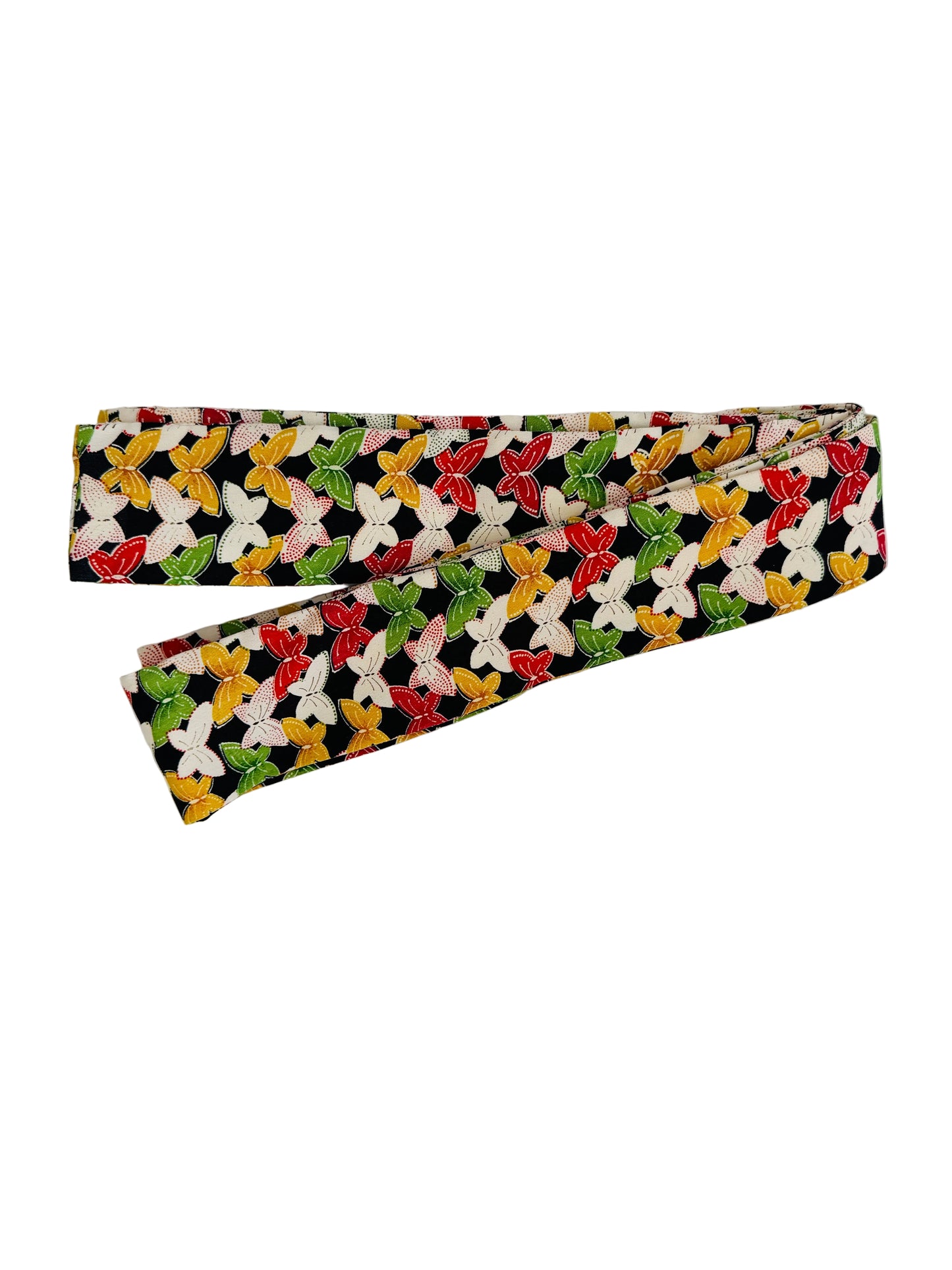 Original Slim Obi Belt - Black Butterfly -