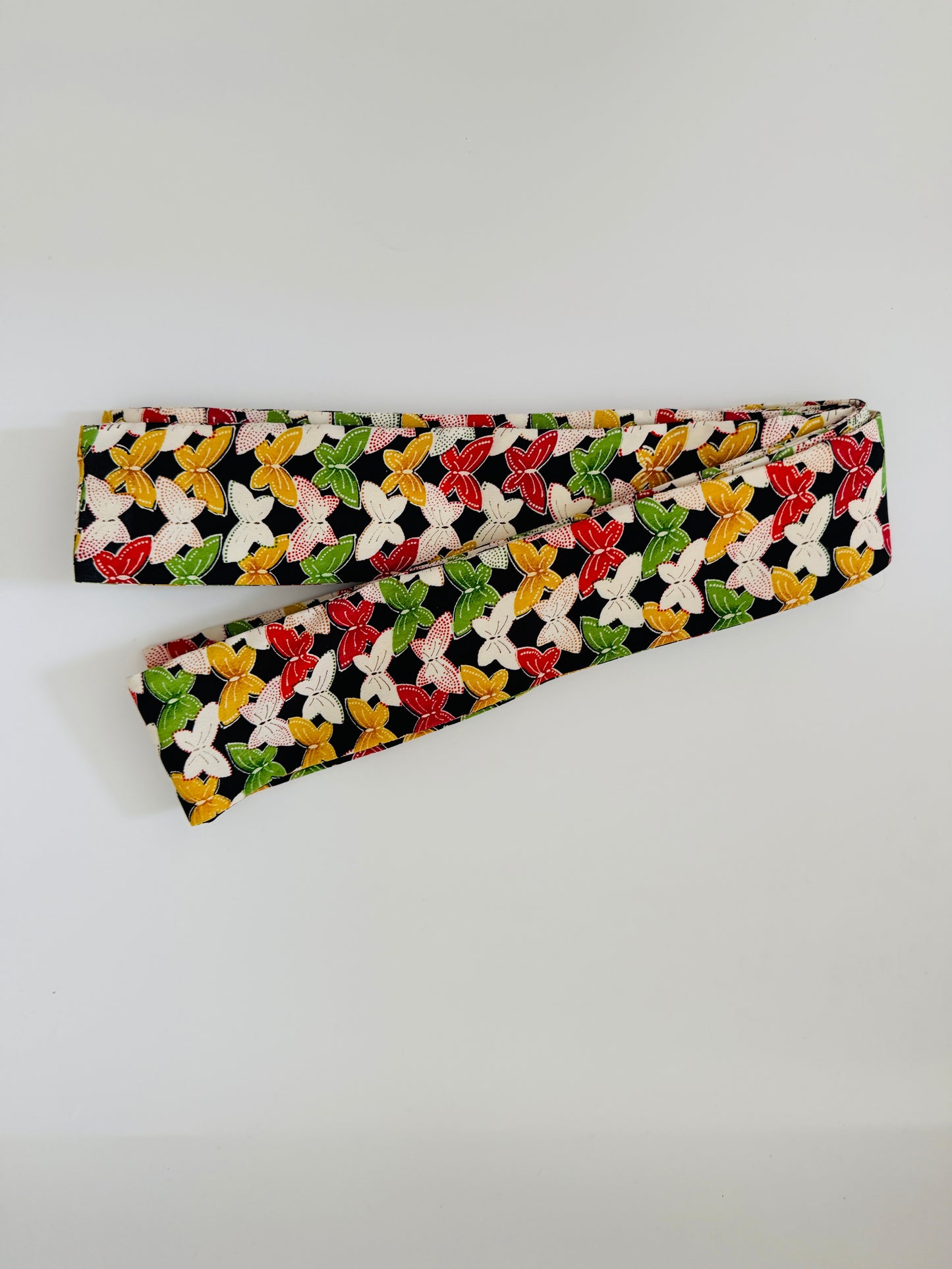 Original Slim Obi Belt - Black Butterfly -