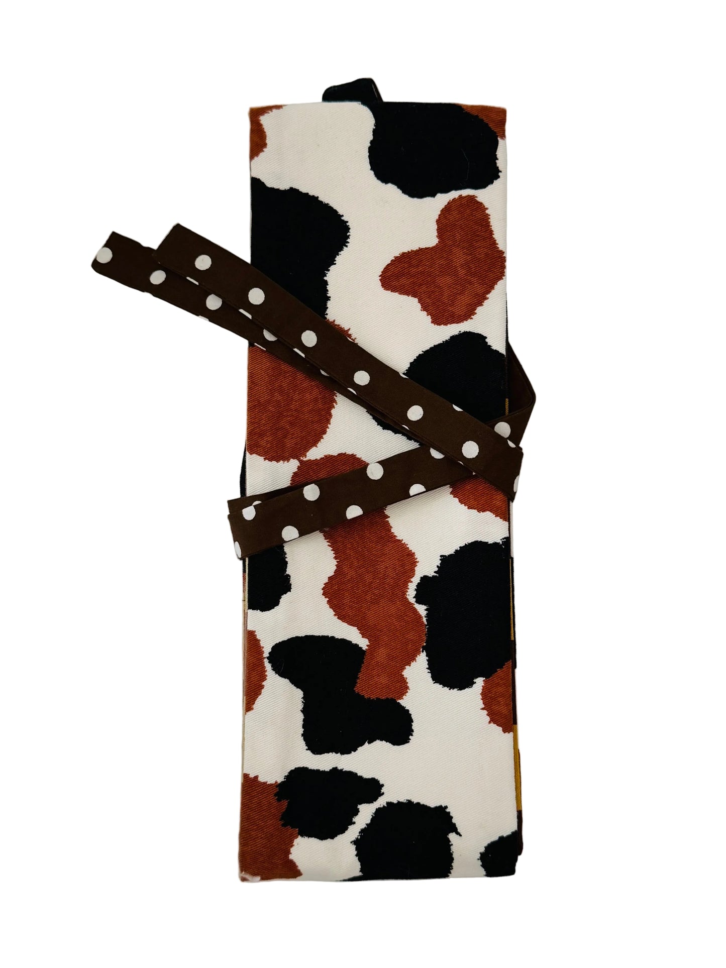 Originele Obi riem - koeienprint en geruit - Slim