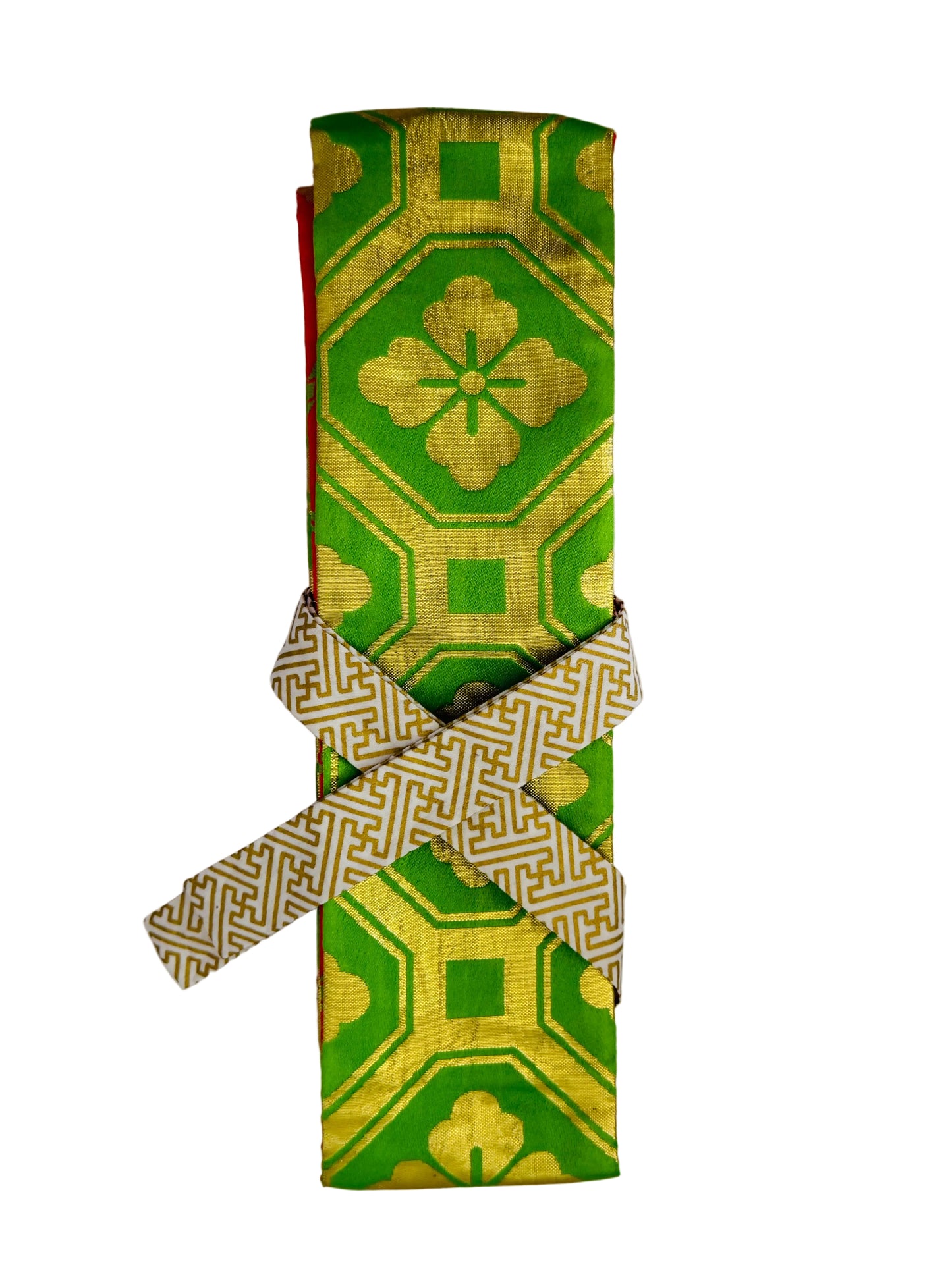 Originele Obi riem - Groen en oranje -
