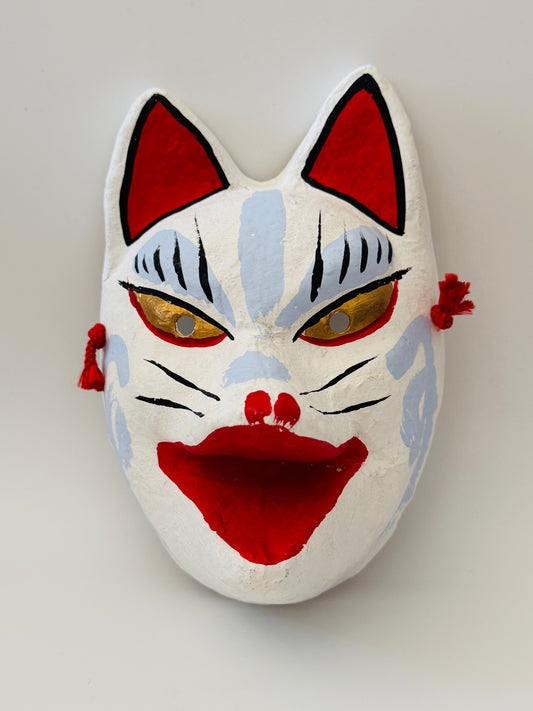 Japanese Traditional Mask - White fox -