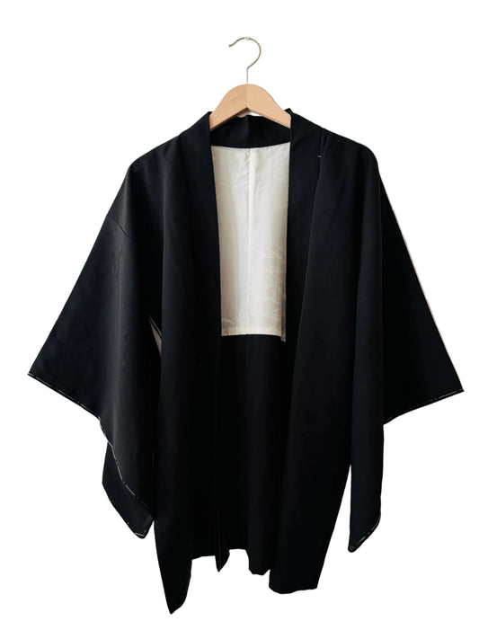 Vintage Black Haori - Tsuyushiba -