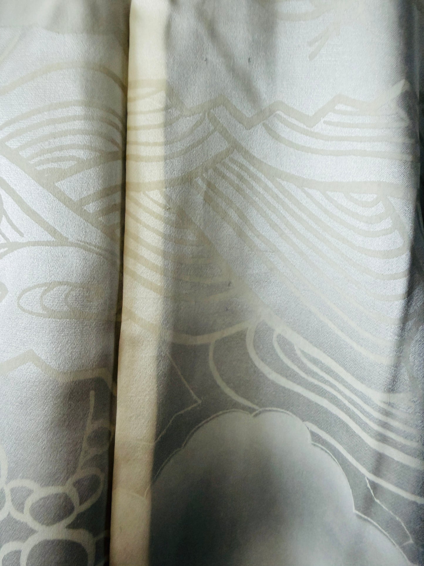 Vintage Schwarzer Haori - Sumi Nagashi -