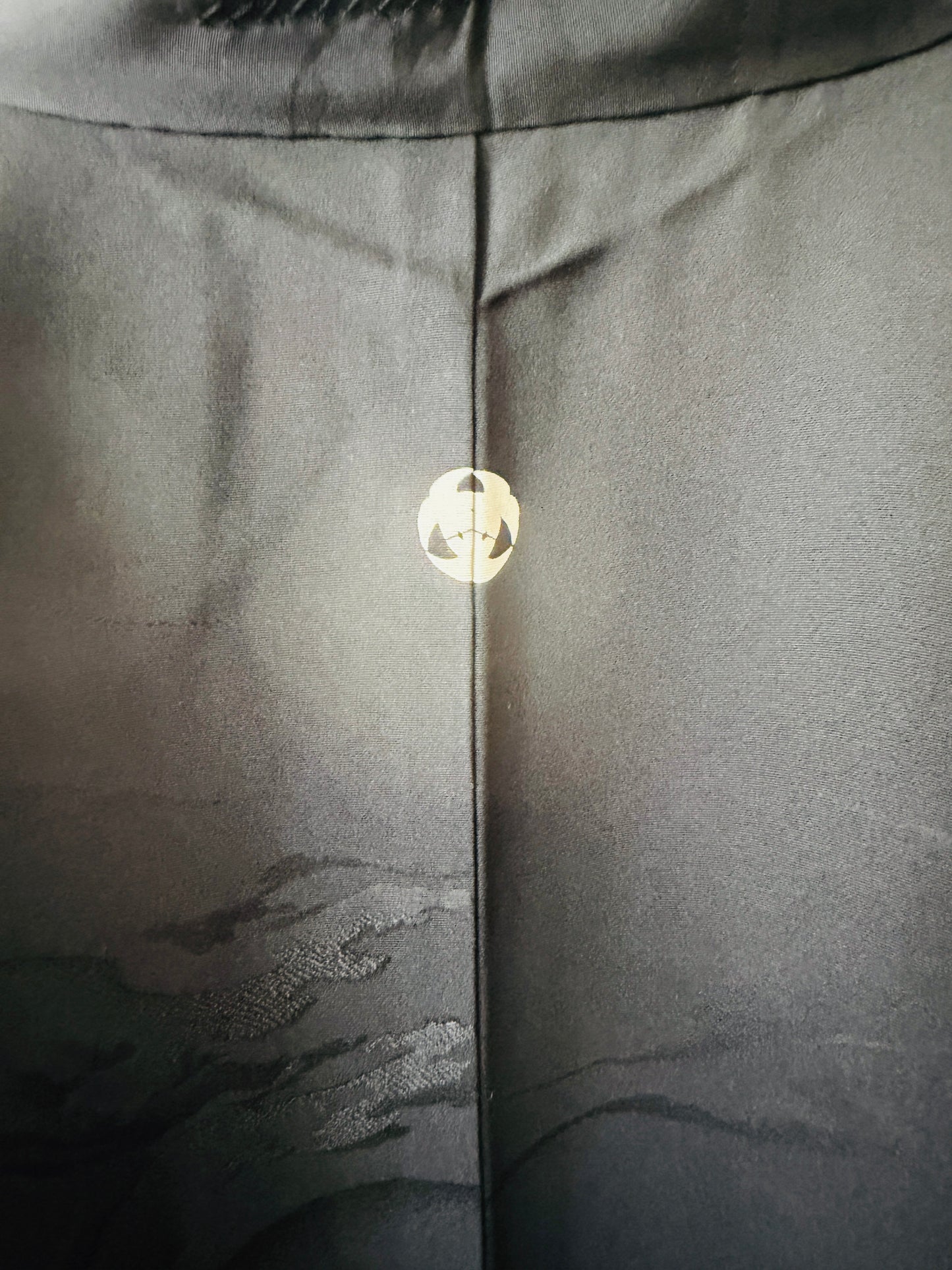 Vintage Schwarzer Haori - Sumi Nagashi -