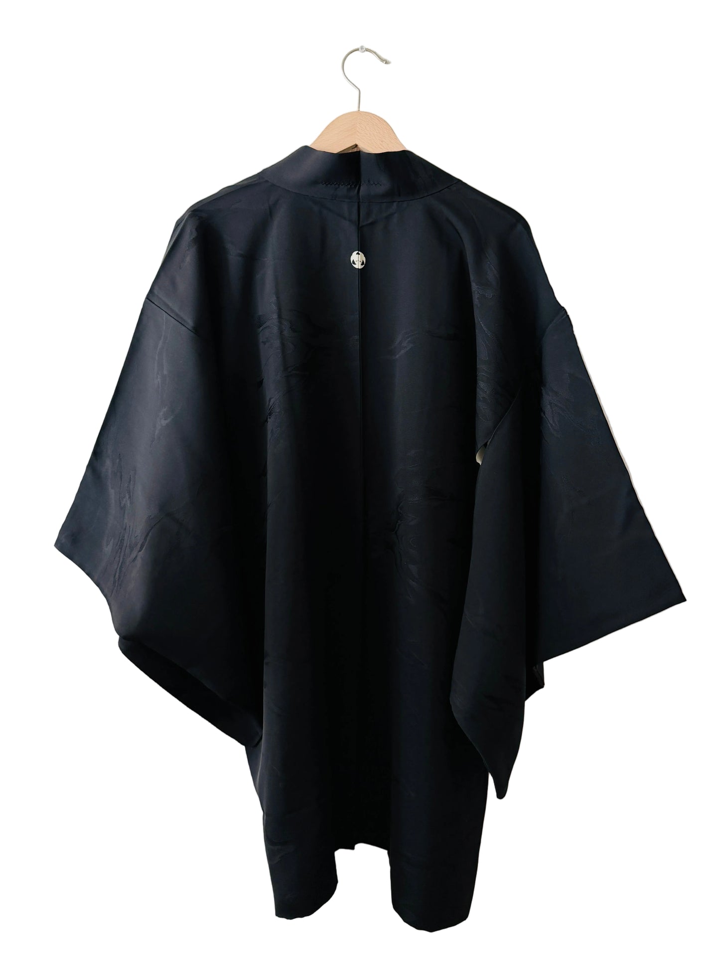Vintage Schwarzer Haori - Sumi Nagashi -