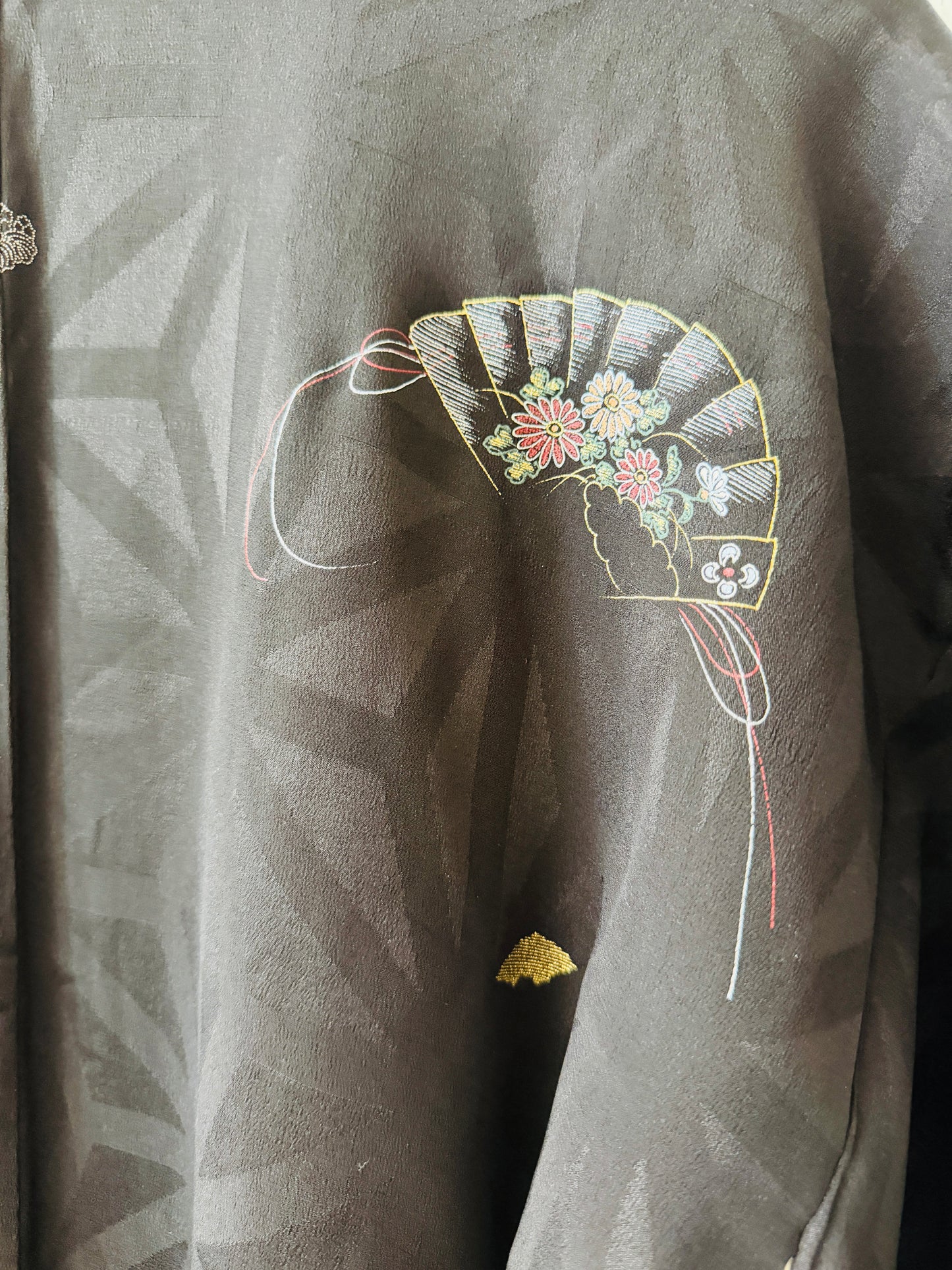 Vintage Black Haori - Sensu -