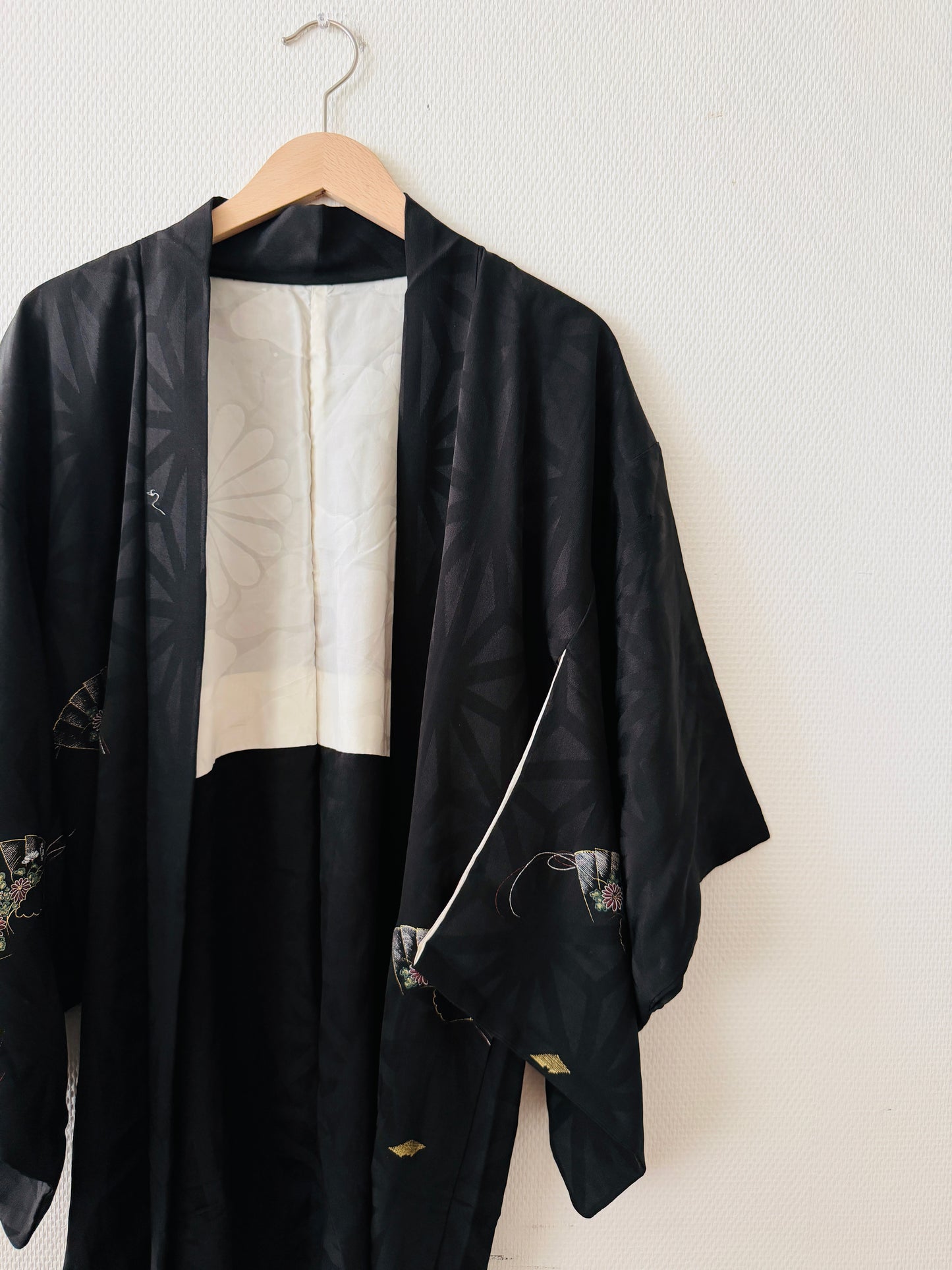 Vintage Black Haori - Sensu -