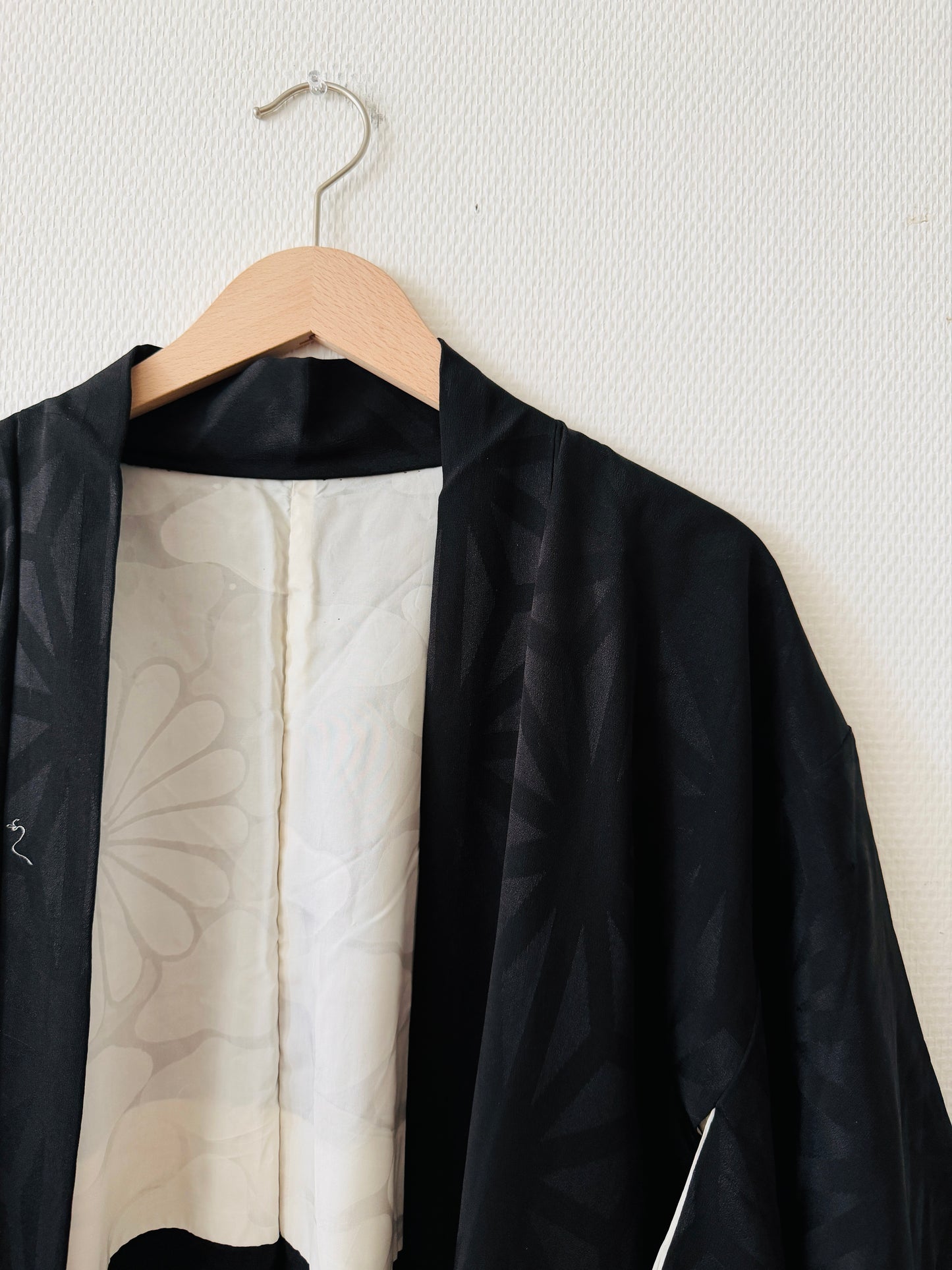 Vintage Black Haori - Sensu -