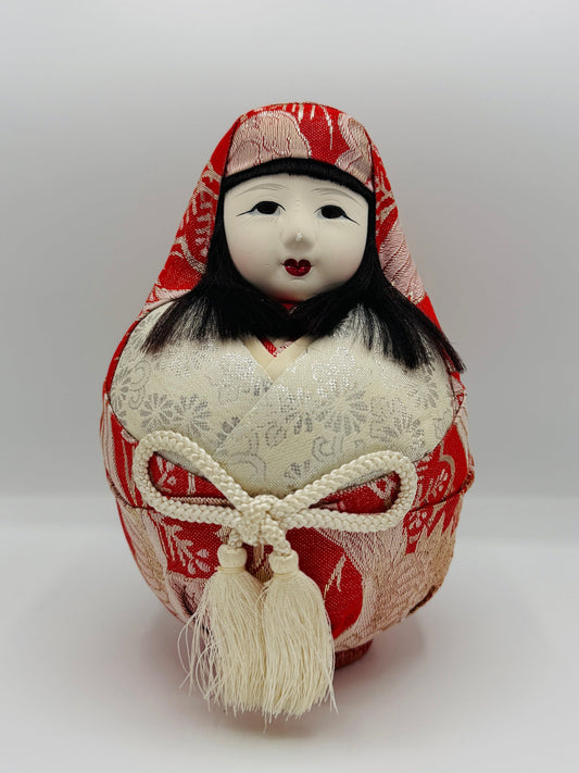 Traditional Japanese Doll – Hime daruma Red Crane