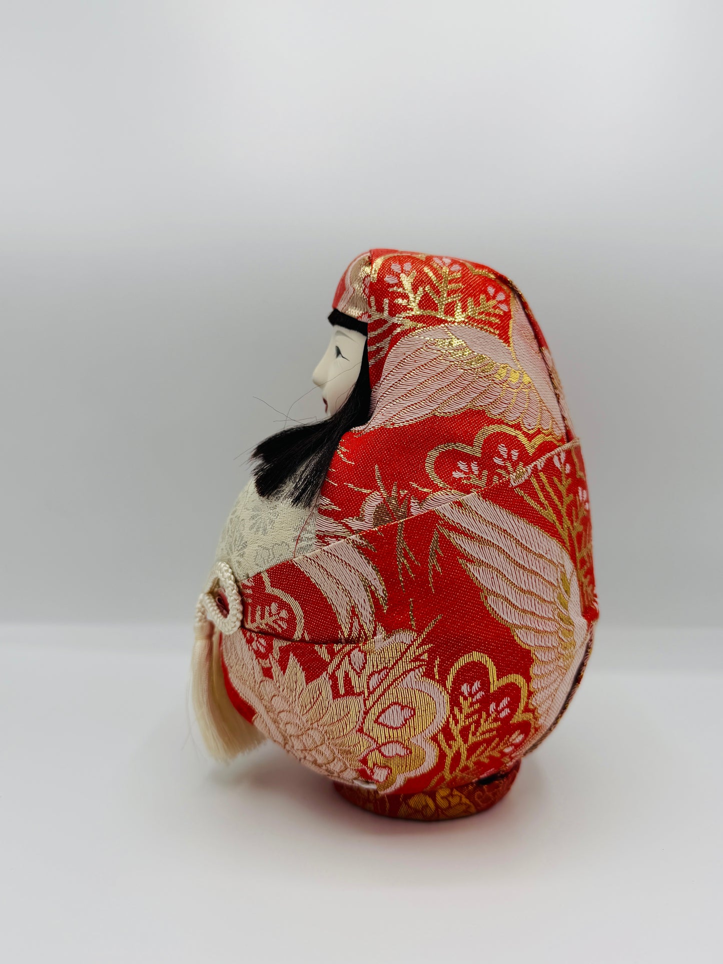 Traditional Japanese Doll – Hime daruma Red Crane