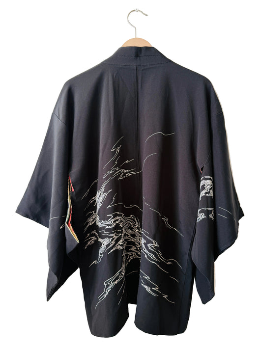 Vintage Black Haori - source -