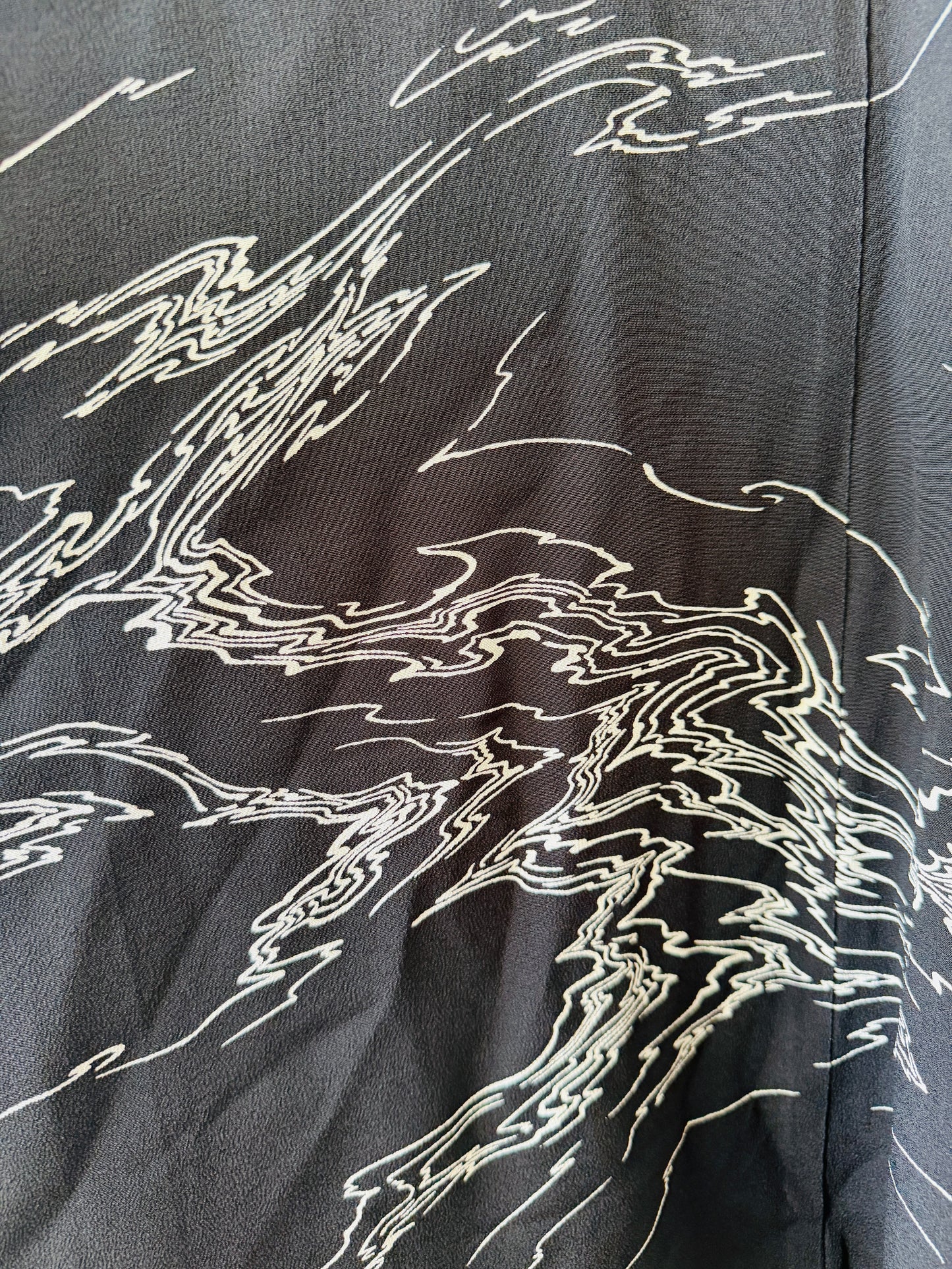 Haori noir vintage - source -